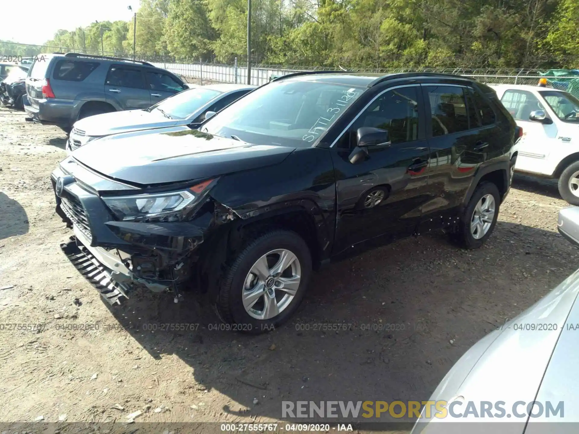 2 Фотография поврежденного автомобиля 2T3W1RFV6KC026956 TOYOTA RAV4 2019