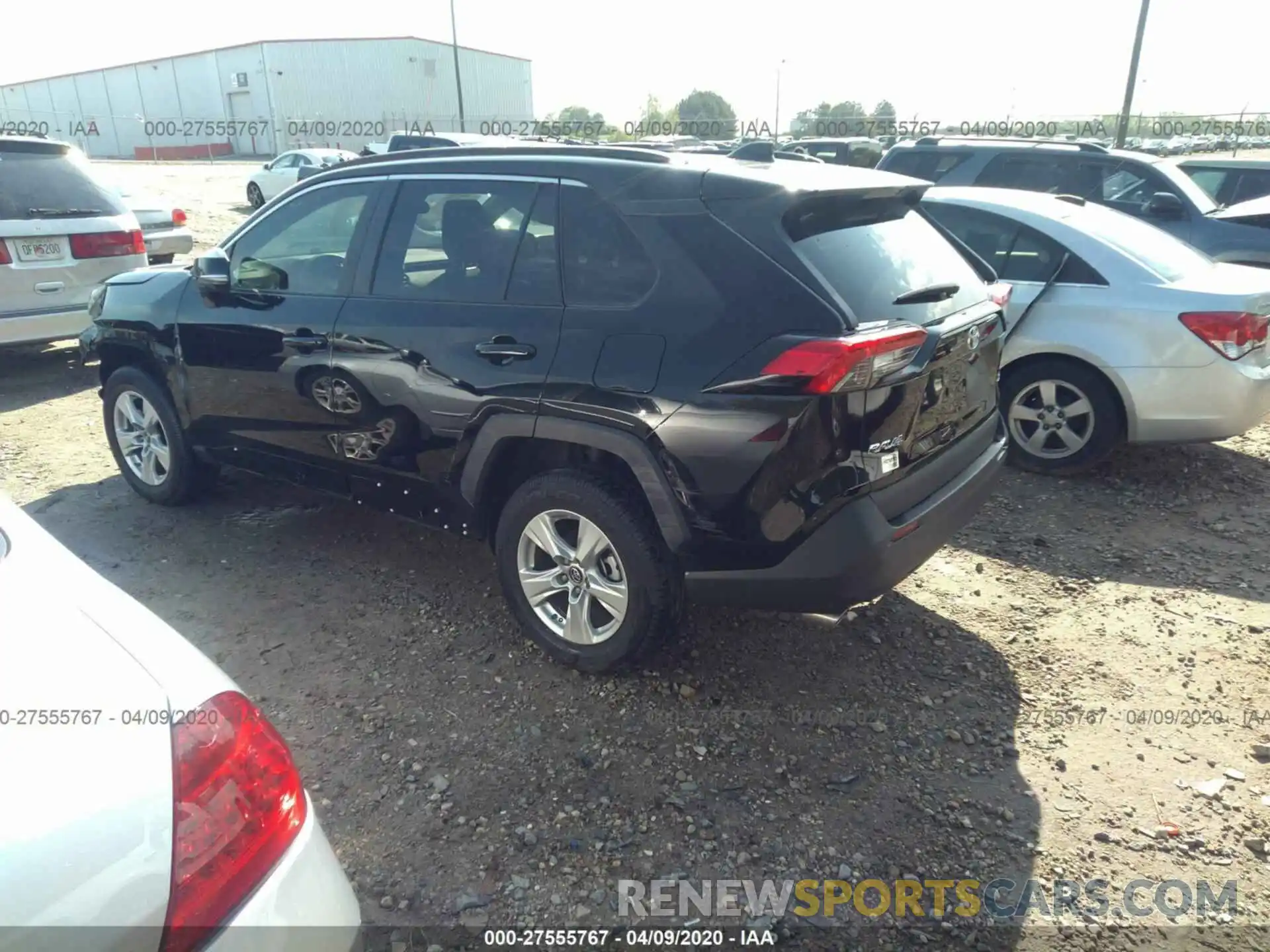 3 Фотография поврежденного автомобиля 2T3W1RFV6KC026956 TOYOTA RAV4 2019