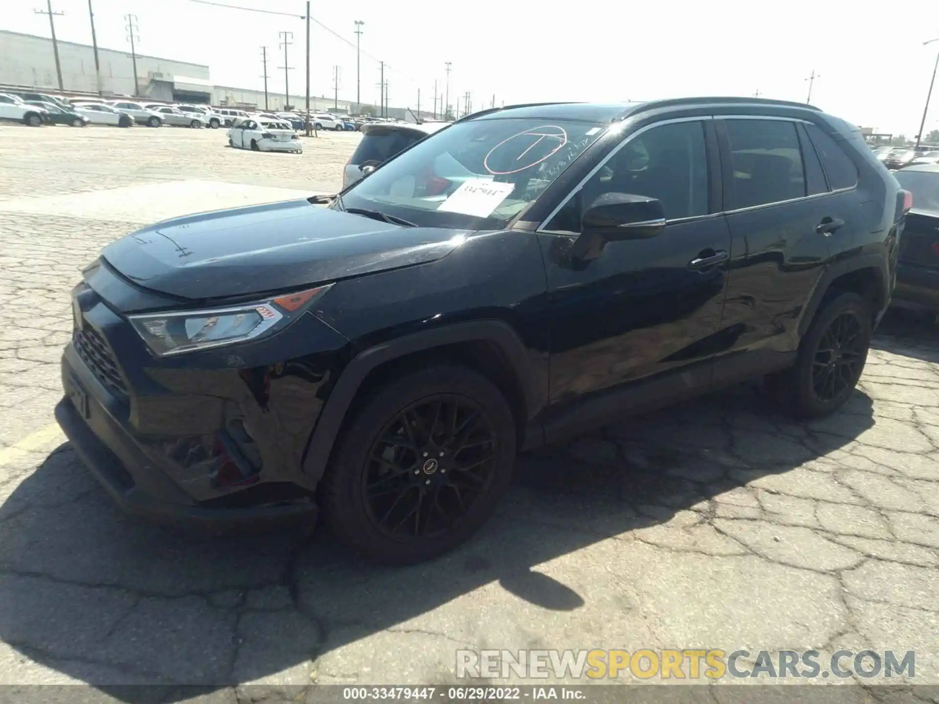 2 Photograph of a damaged car 2T3W1RFV6KW008746 TOYOTA RAV4 2019