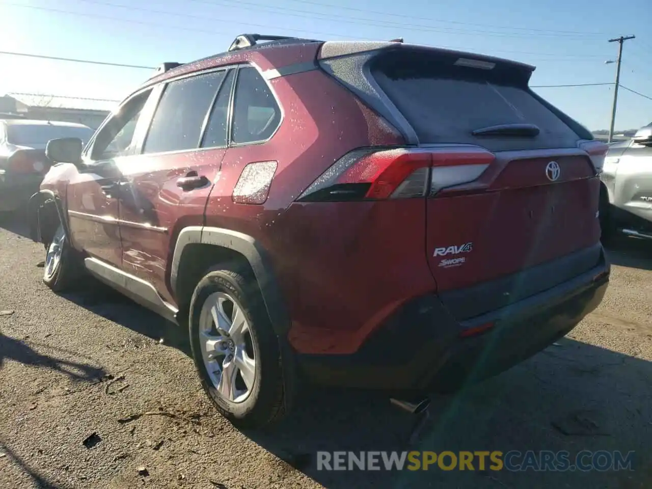 3 Photograph of a damaged car 2T3W1RFV6KW009637 TOYOTA RAV4 2019