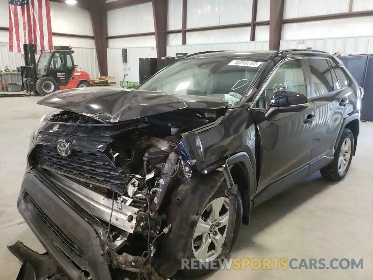 2 Photograph of a damaged car 2T3W1RFV6KW010478 TOYOTA RAV4 2019