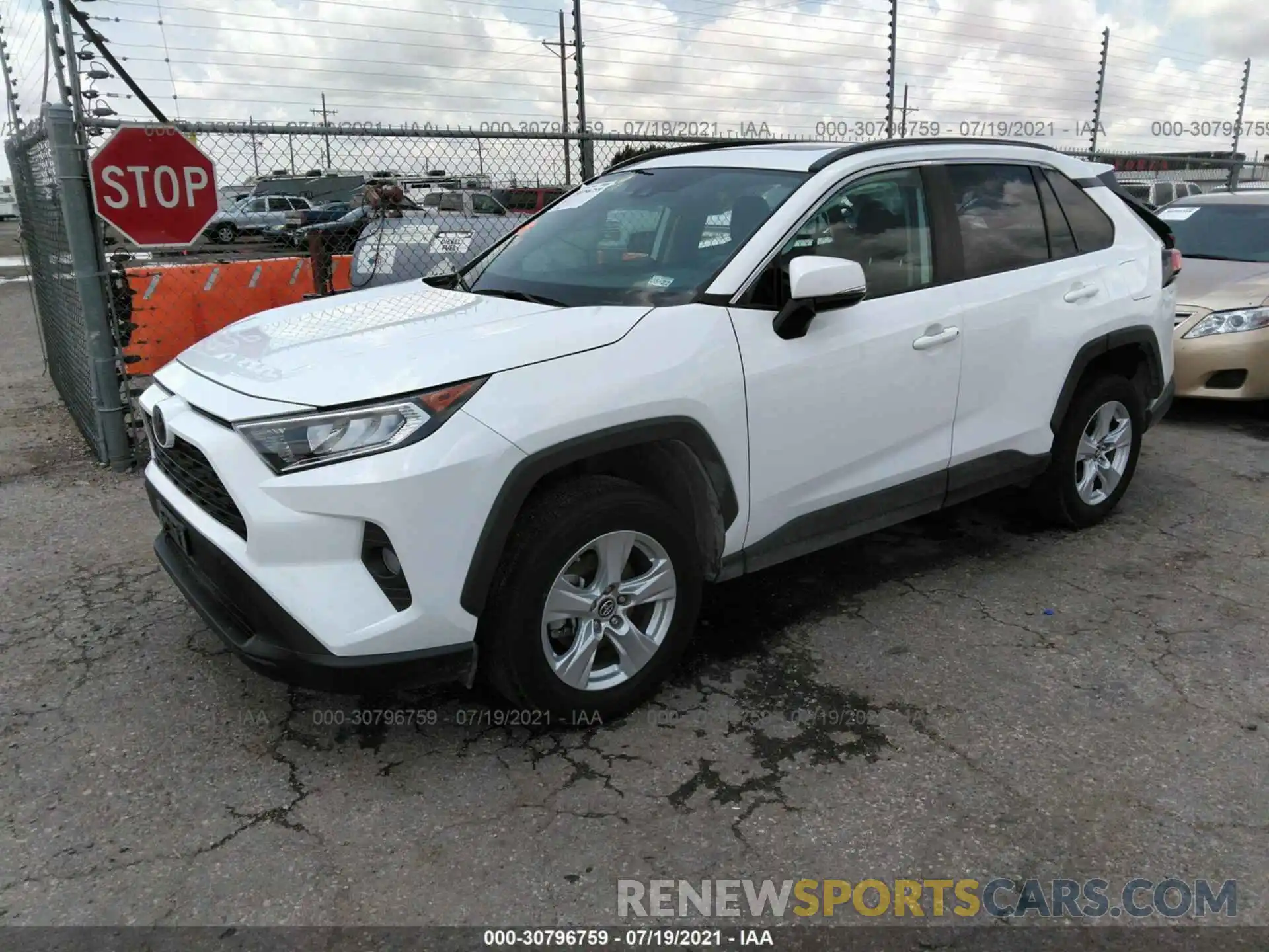 2 Фотография поврежденного автомобиля 2T3W1RFV6KW011503 TOYOTA RAV4 2019