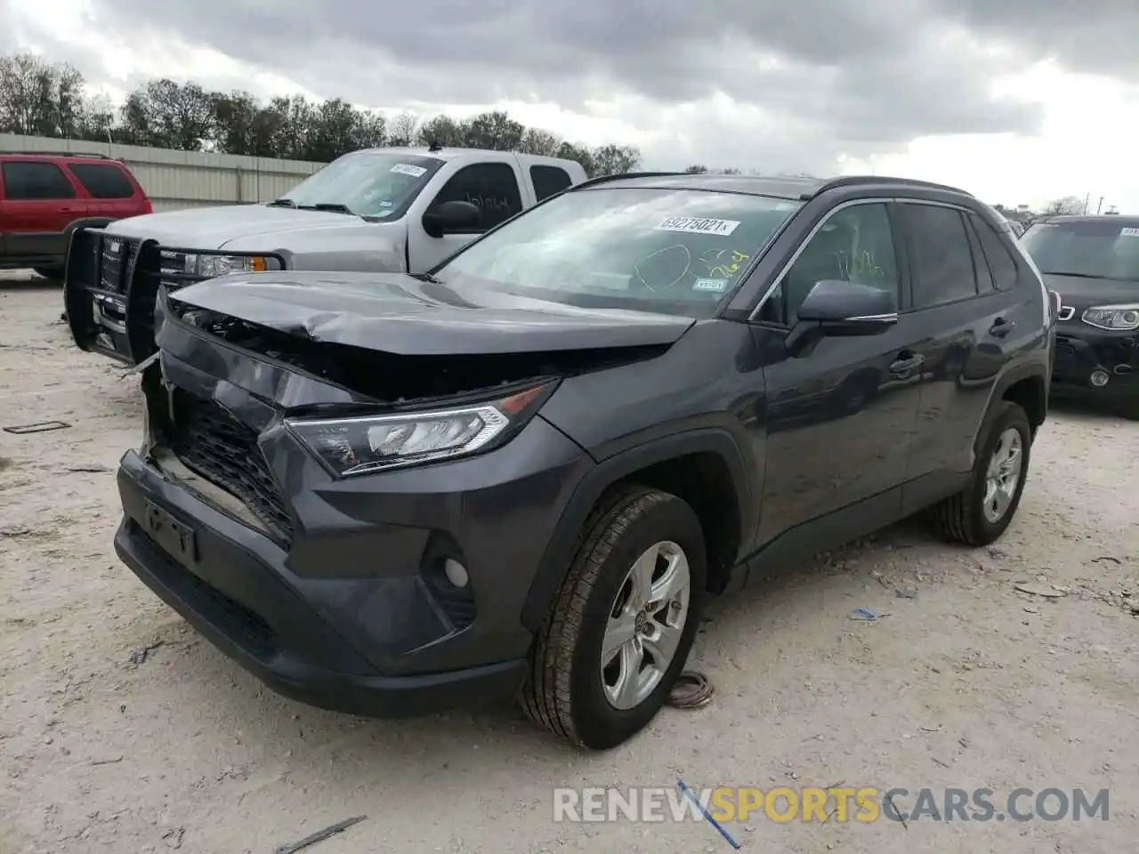 2 Photograph of a damaged car 2T3W1RFV6KW012764 TOYOTA RAV4 2019