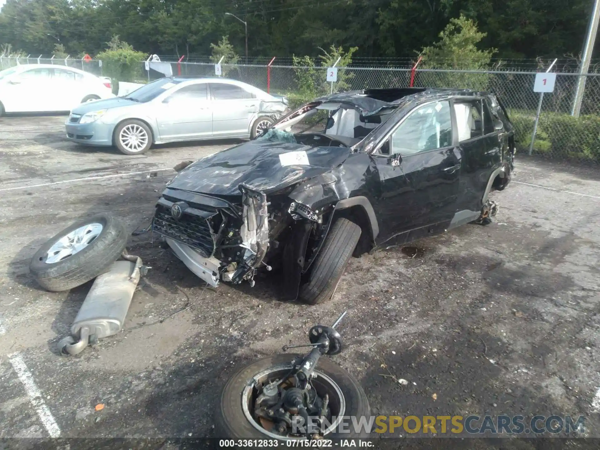 2 Photograph of a damaged car 2T3W1RFV6KW013932 TOYOTA RAV4 2019