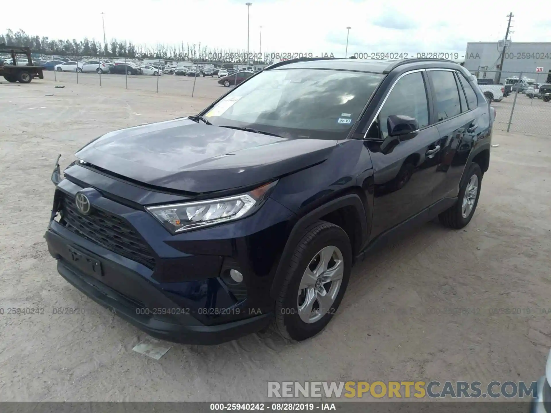 2 Фотография поврежденного автомобиля 2T3W1RFV6KW016586 TOYOTA RAV4 2019