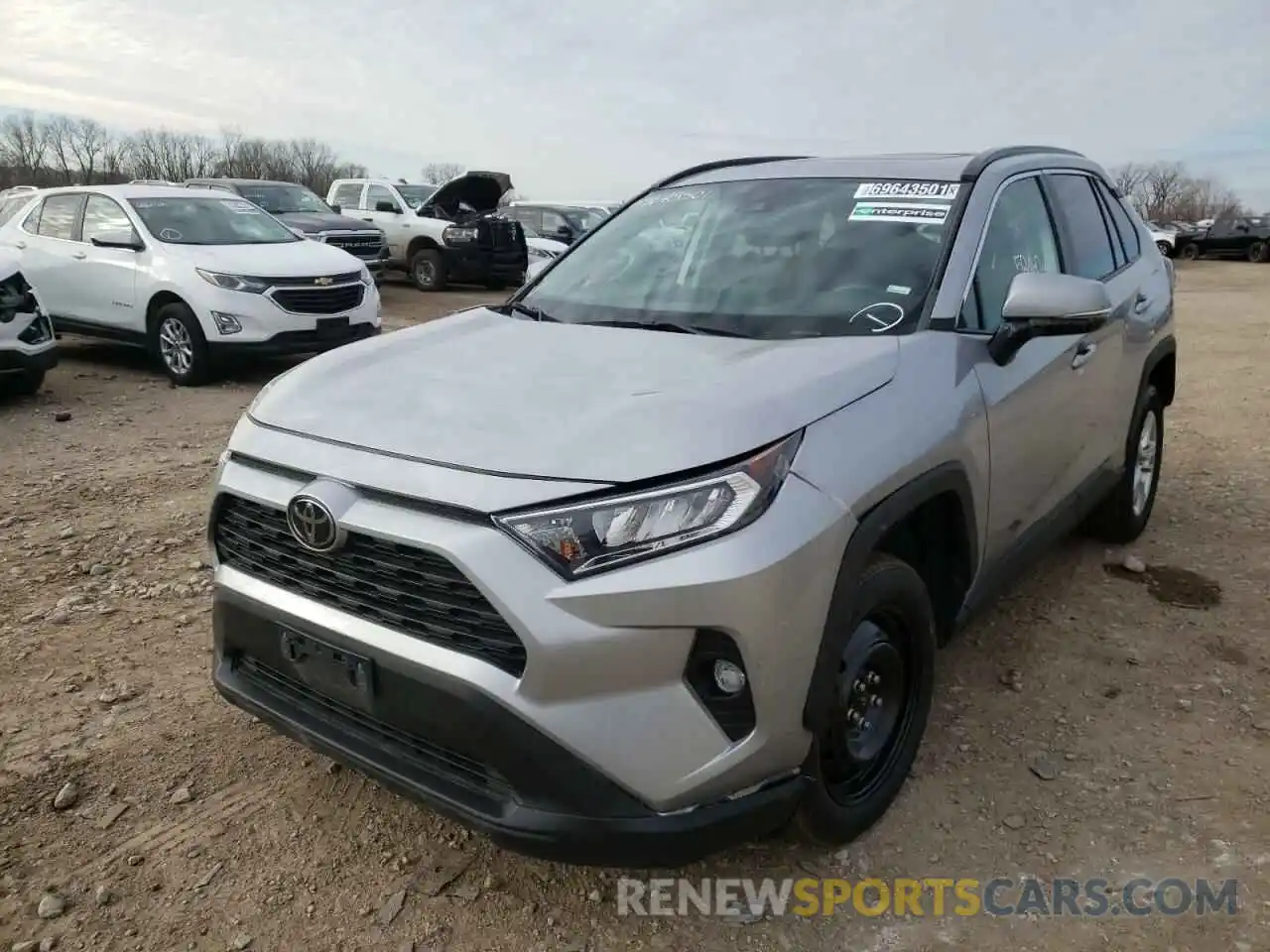 2 Фотография поврежденного автомобиля 2T3W1RFV6KW020881 TOYOTA RAV4 2019