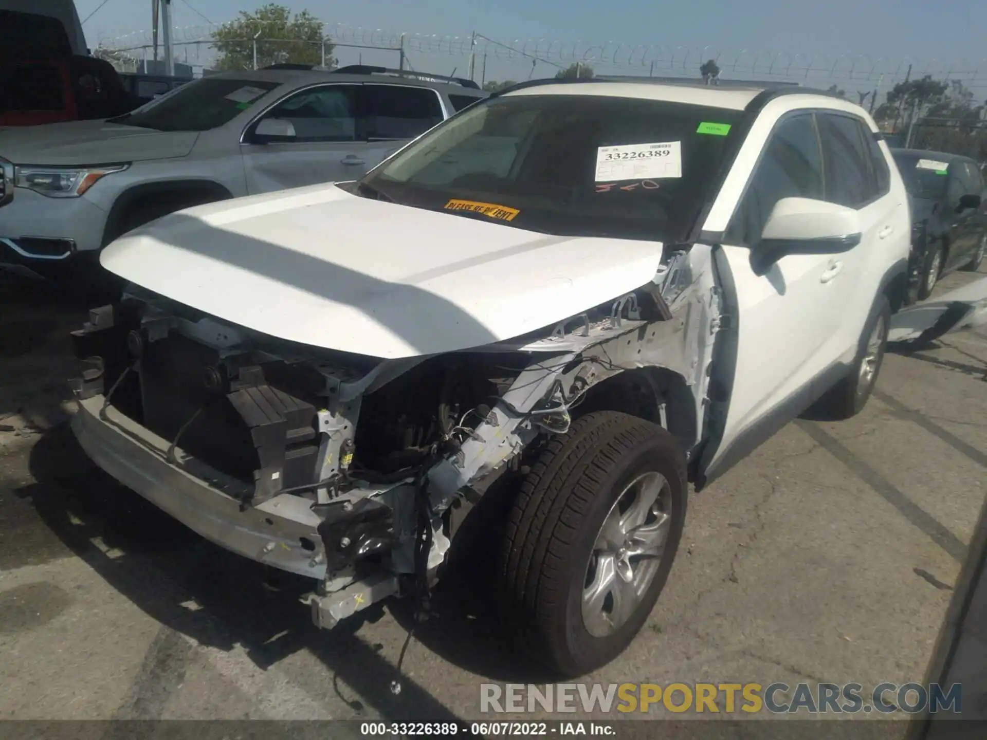 2 Photograph of a damaged car 2T3W1RFV6KW021058 TOYOTA RAV4 2019