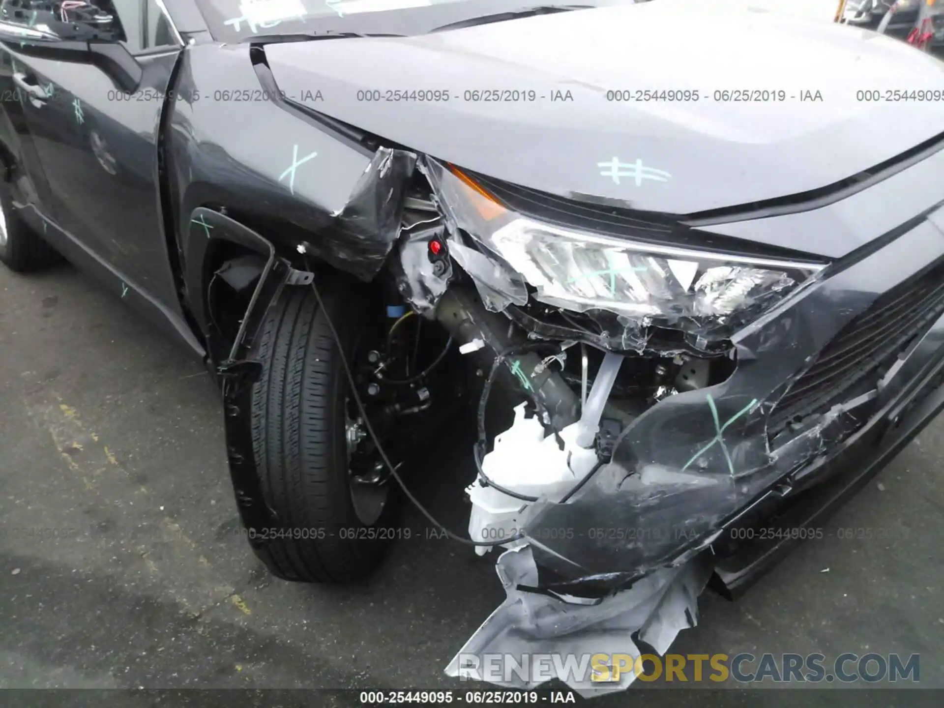 6 Photograph of a damaged car 2T3W1RFV6KW021867 TOYOTA RAV4 2019