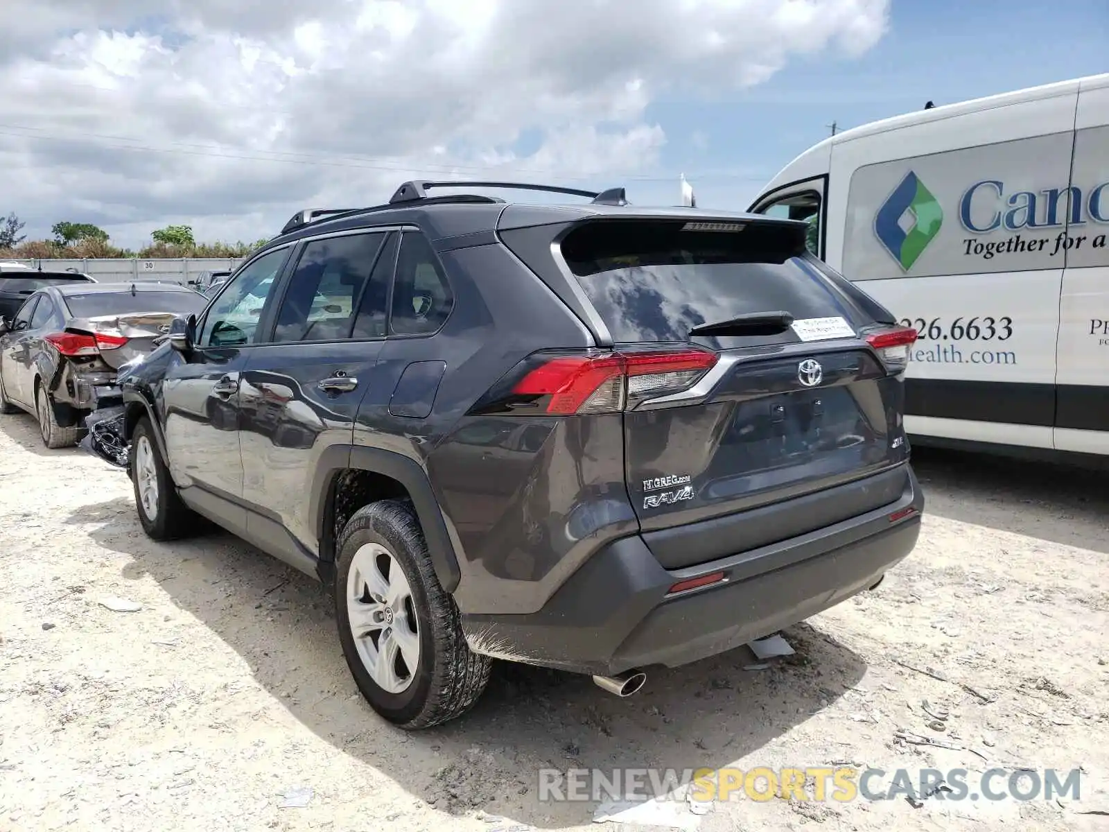 3 Photograph of a damaged car 2T3W1RFV6KW023683 TOYOTA RAV4 2019