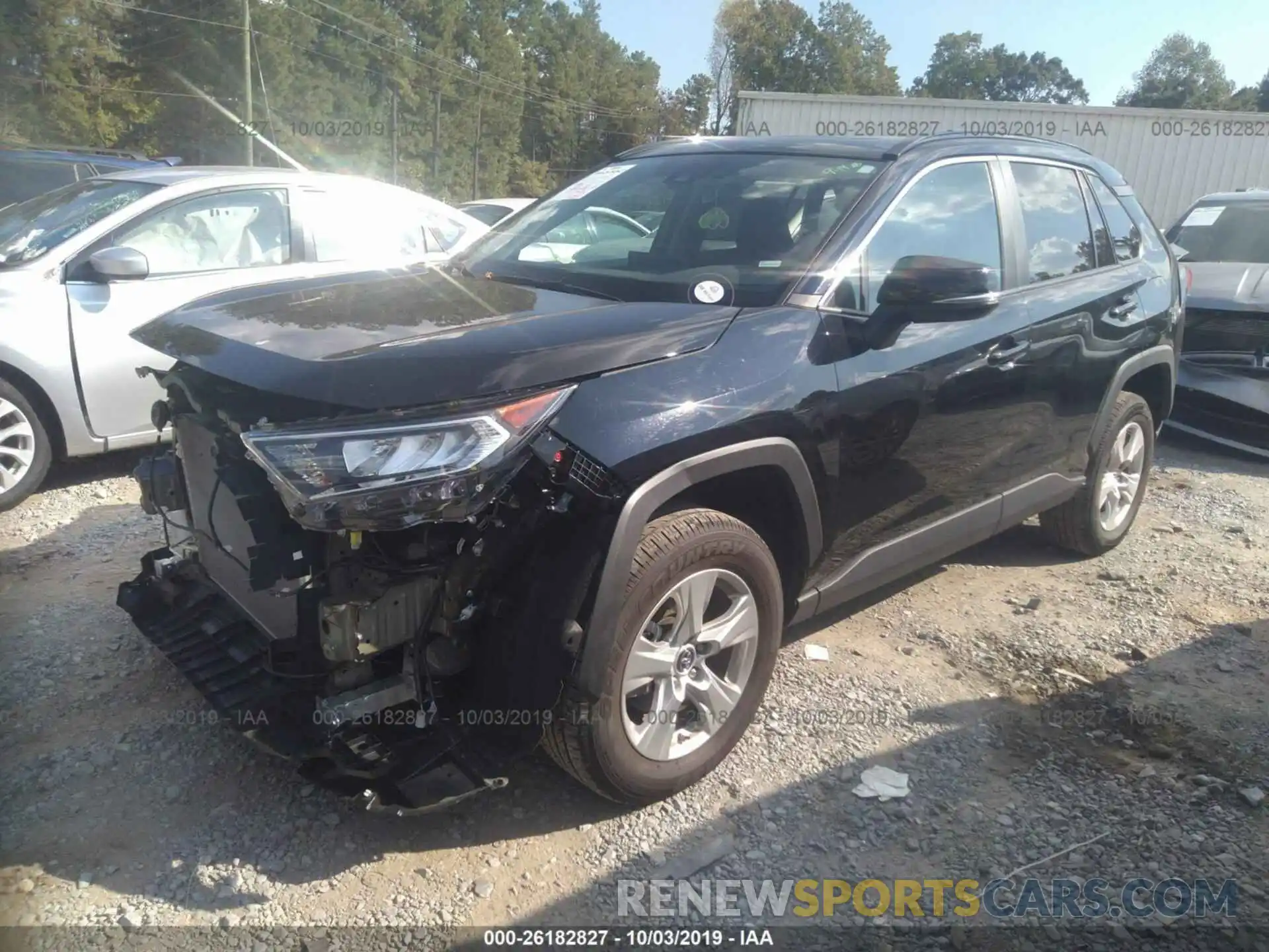 2 Фотография поврежденного автомобиля 2T3W1RFV6KW032559 TOYOTA RAV4 2019