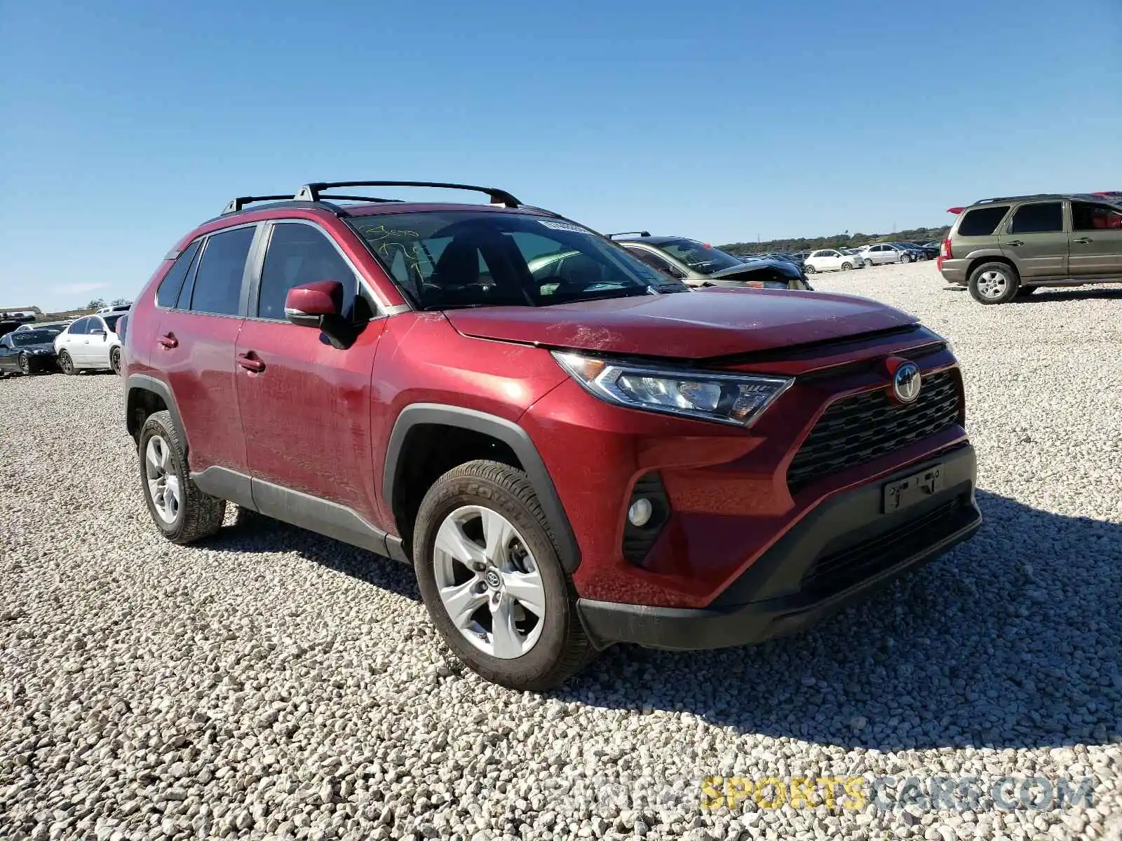 1 Photograph of a damaged car 2T3W1RFV6KW044548 TOYOTA RAV4 2019