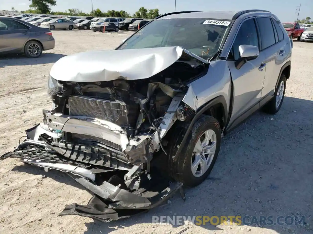 2 Photograph of a damaged car 2T3W1RFV6KW048261 TOYOTA RAV4 2019