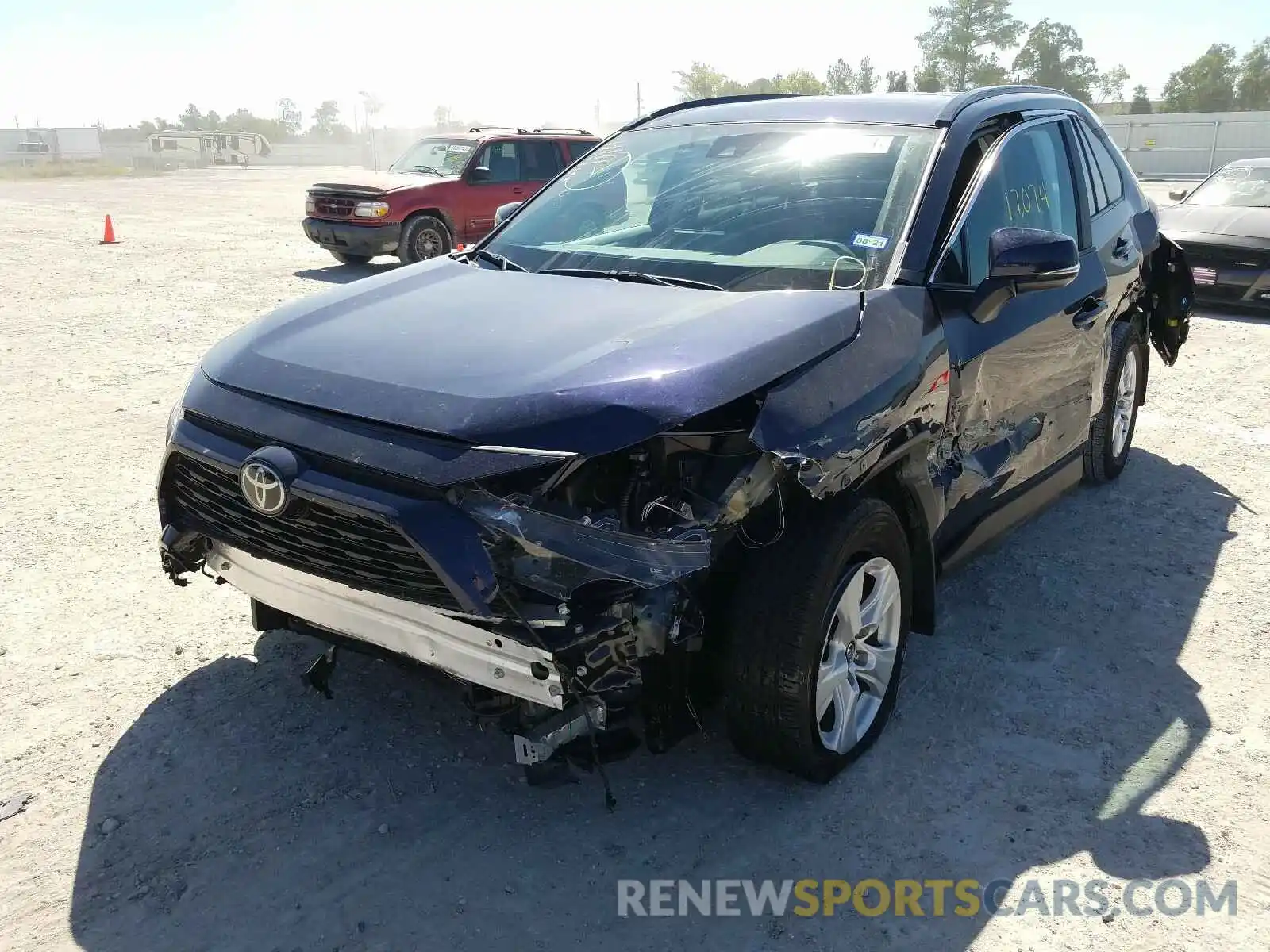 2 Photograph of a damaged car 2T3W1RFV6KW049927 TOYOTA RAV4 2019