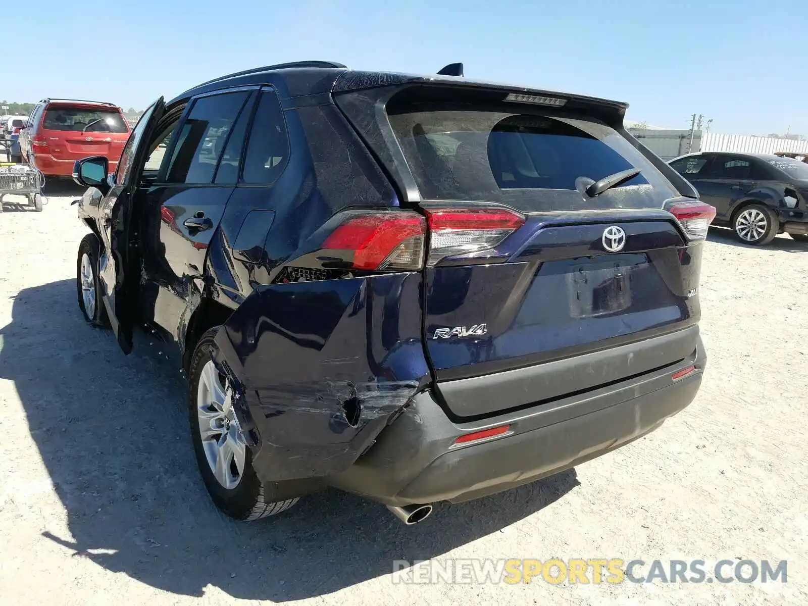 3 Photograph of a damaged car 2T3W1RFV6KW049927 TOYOTA RAV4 2019