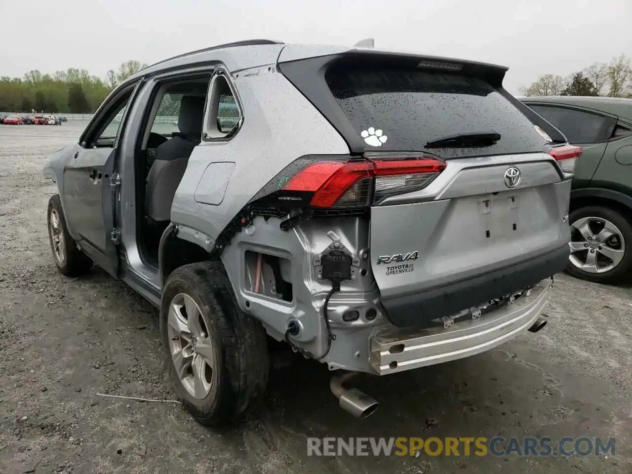 3 Photograph of a damaged car 2T3W1RFV6KW053511 TOYOTA RAV4 2019