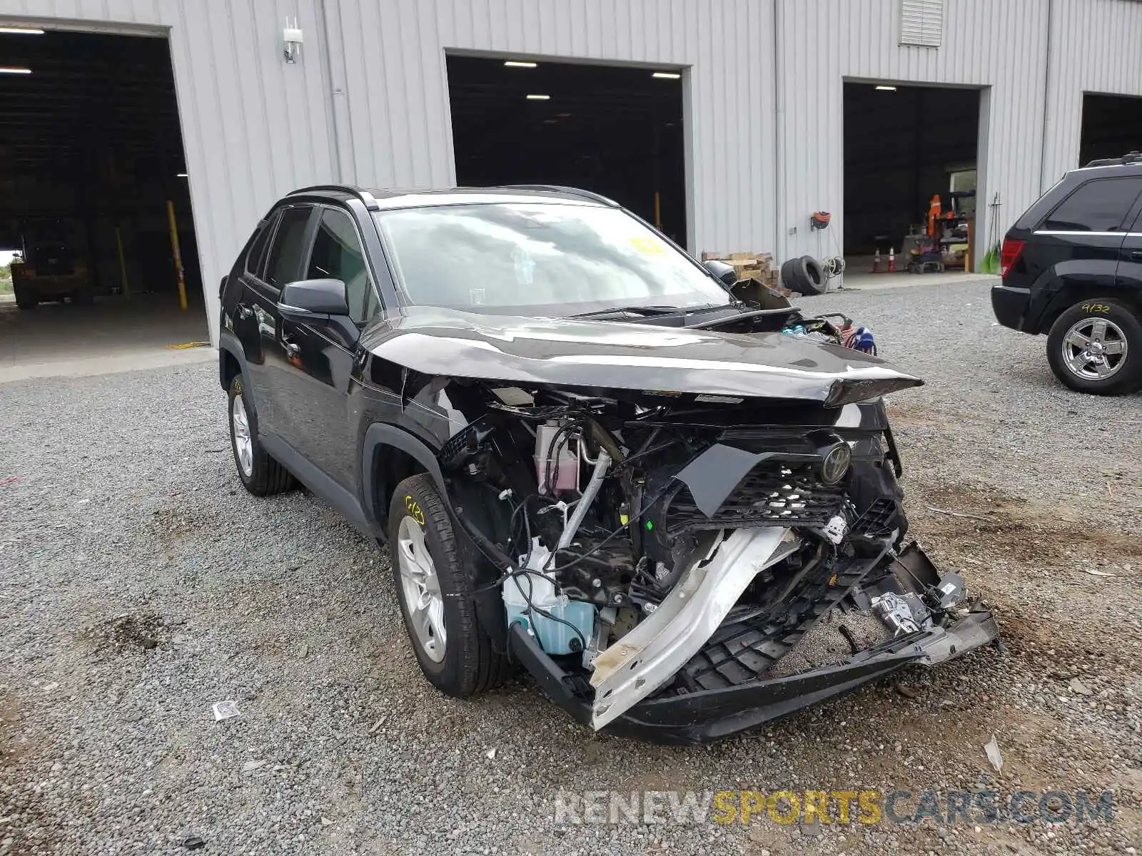 1 Photograph of a damaged car 2T3W1RFV7KC002228 TOYOTA RAV4 2019