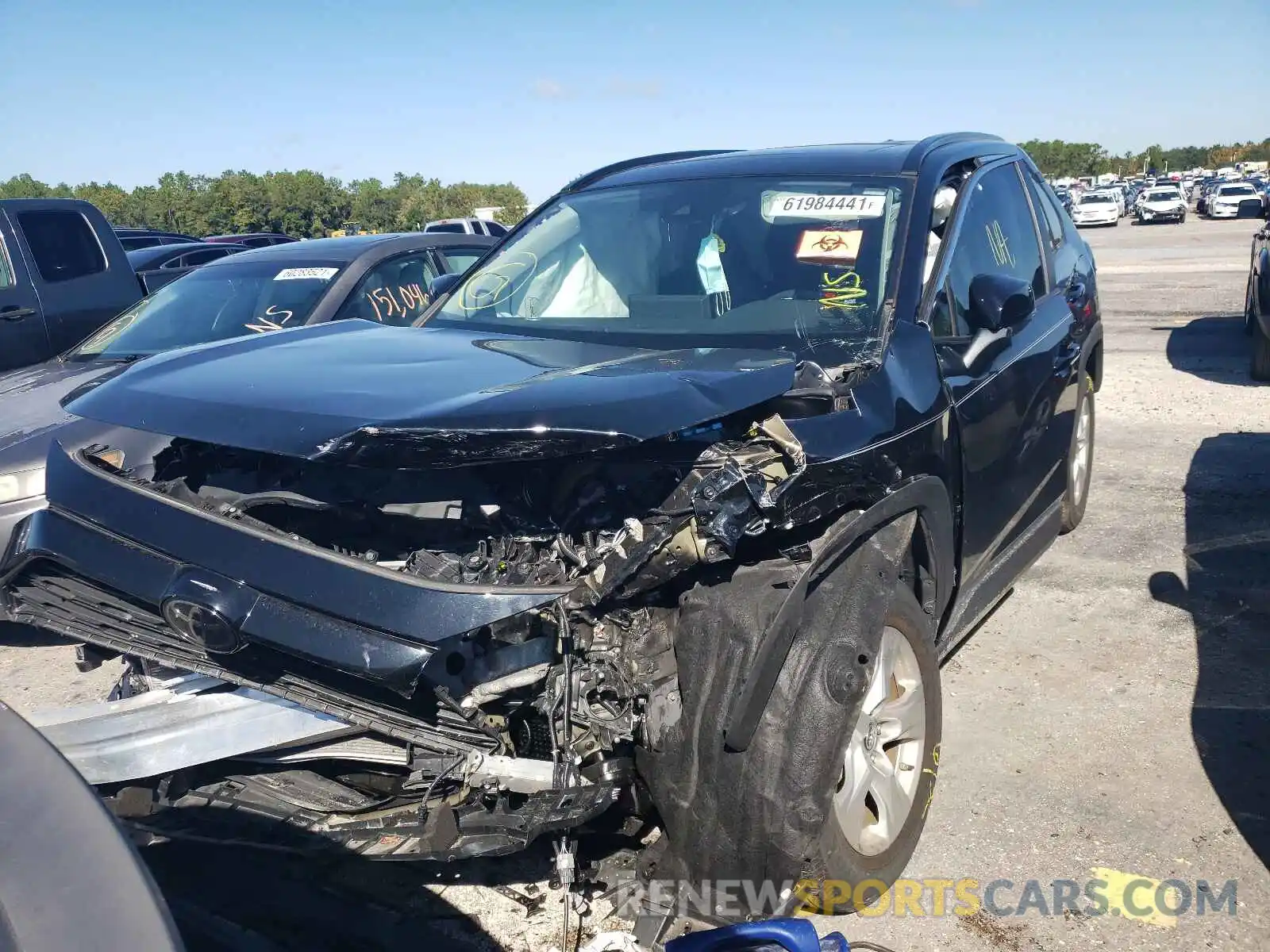 2 Photograph of a damaged car 2T3W1RFV7KC002228 TOYOTA RAV4 2019