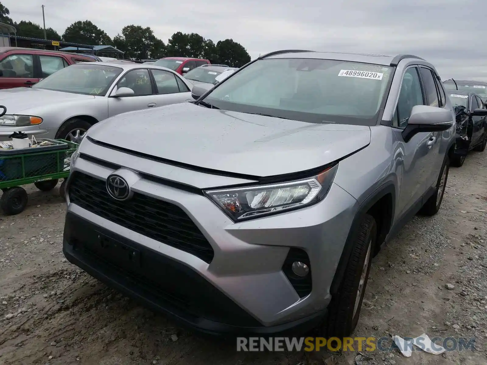 2 Photograph of a damaged car 2T3W1RFV7KC005226 TOYOTA RAV4 2019