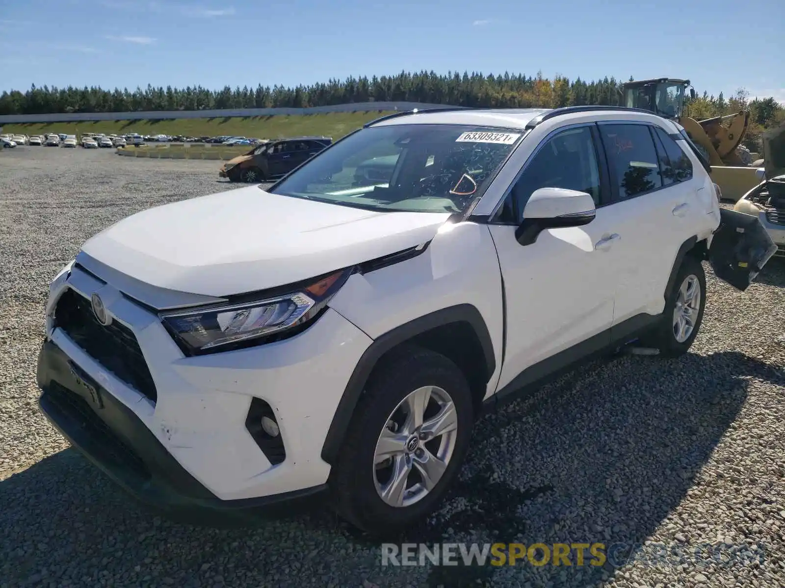 2 Photograph of a damaged car 2T3W1RFV7KC005324 TOYOTA RAV4 2019