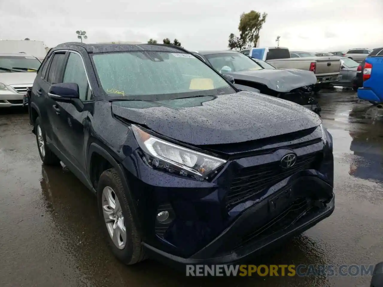 1 Photograph of a damaged car 2T3W1RFV7KC009633 TOYOTA RAV4 2019