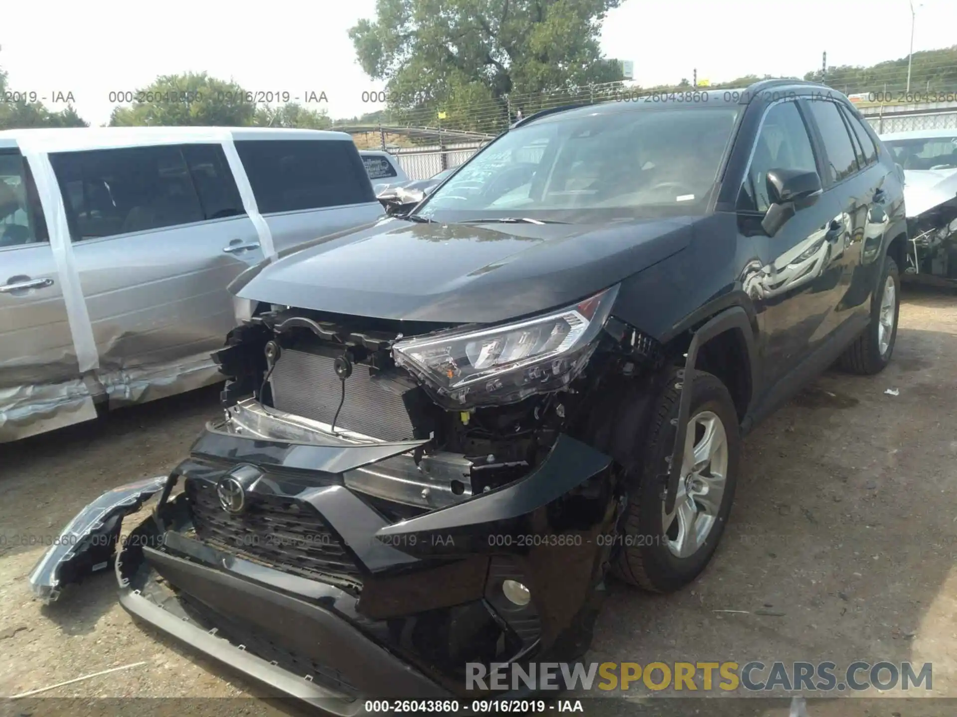 2 Photograph of a damaged car 2T3W1RFV7KC012743 TOYOTA RAV4 2019