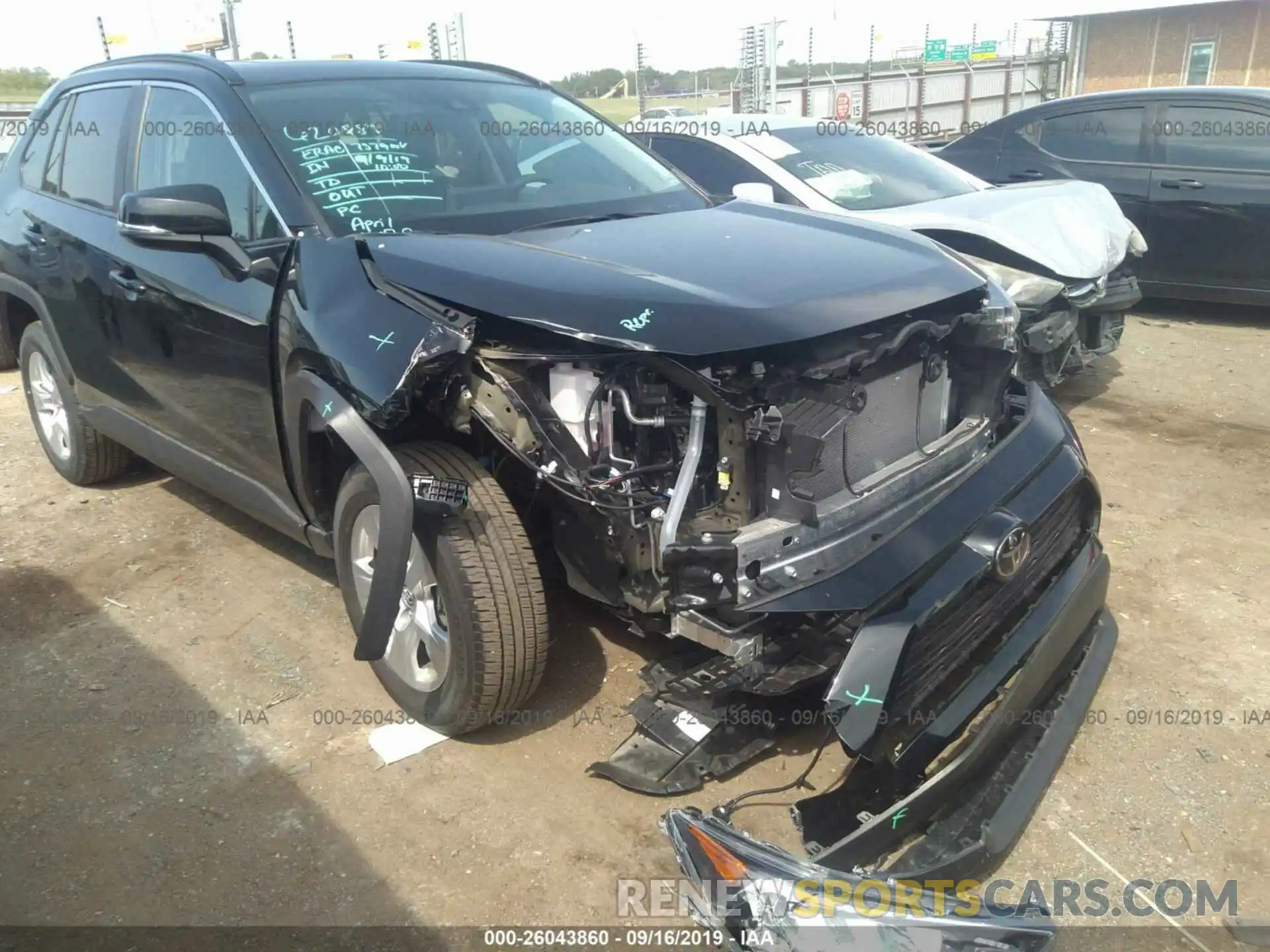 6 Photograph of a damaged car 2T3W1RFV7KC012743 TOYOTA RAV4 2019