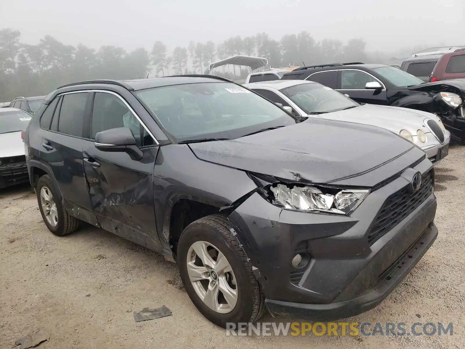 1 Photograph of a damaged car 2T3W1RFV7KC014993 TOYOTA RAV4 2019