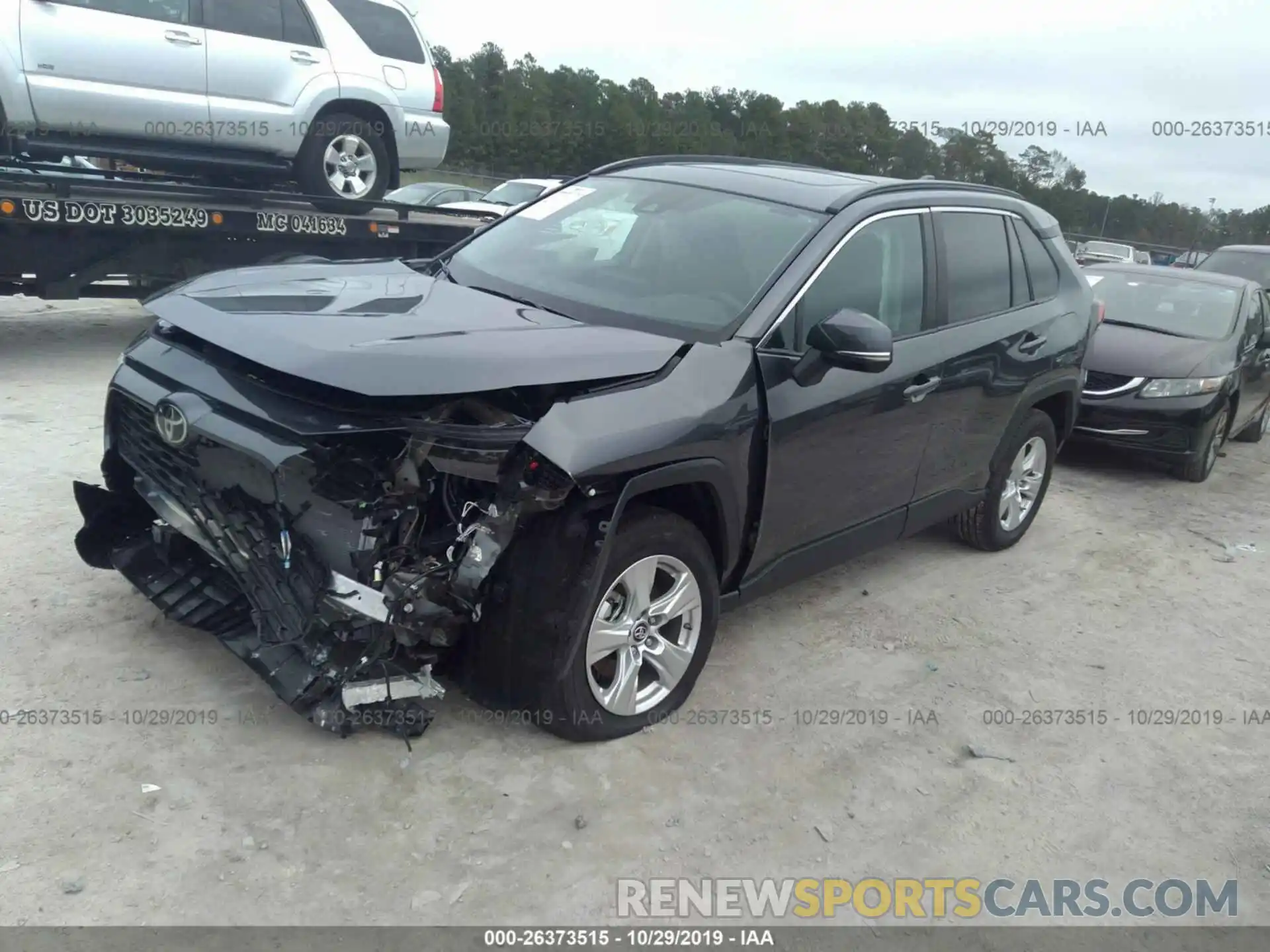 2 Photograph of a damaged car 2T3W1RFV7KC018901 TOYOTA RAV4 2019