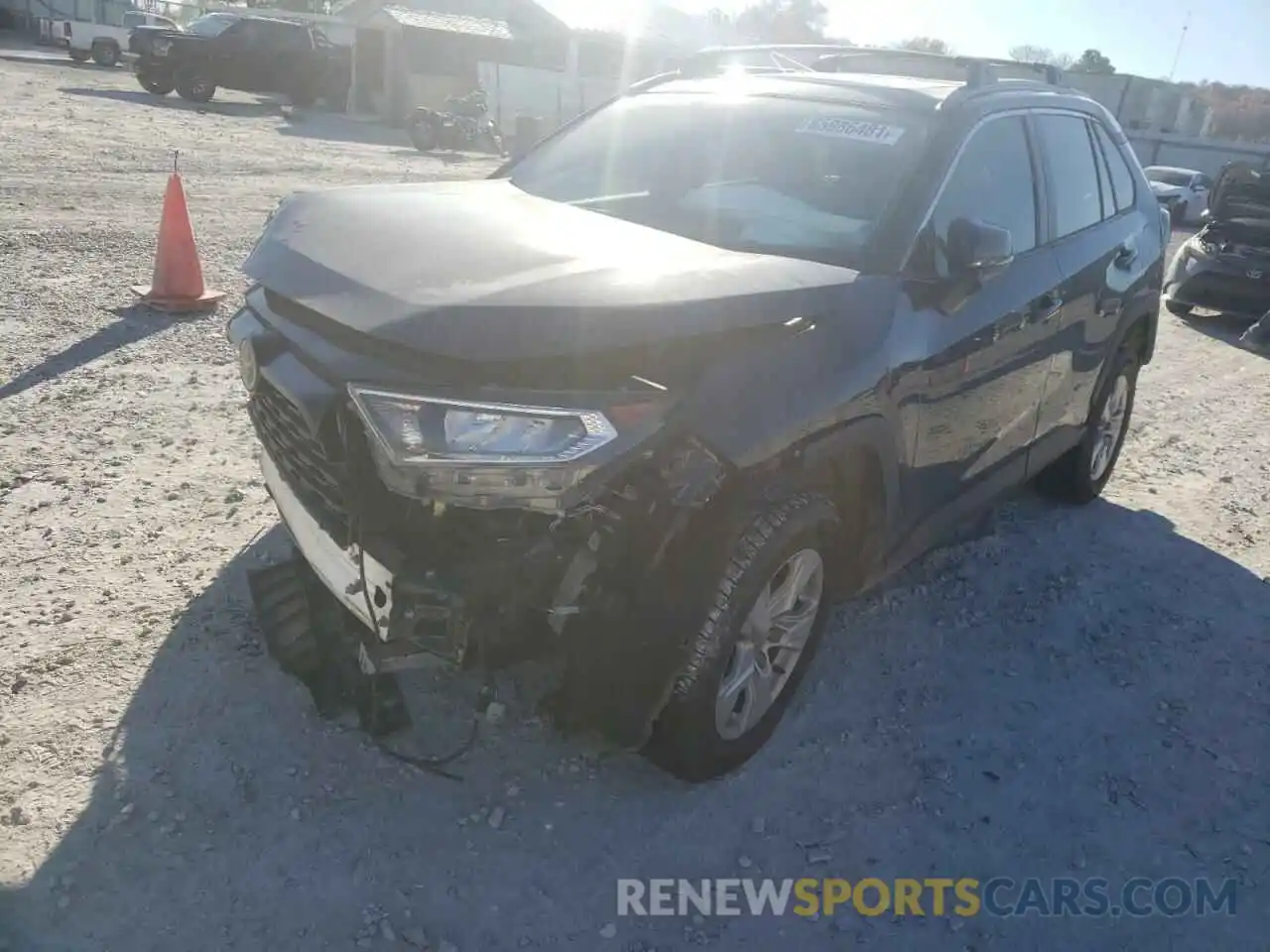 2 Photograph of a damaged car 2T3W1RFV7KC023418 TOYOTA RAV4 2019