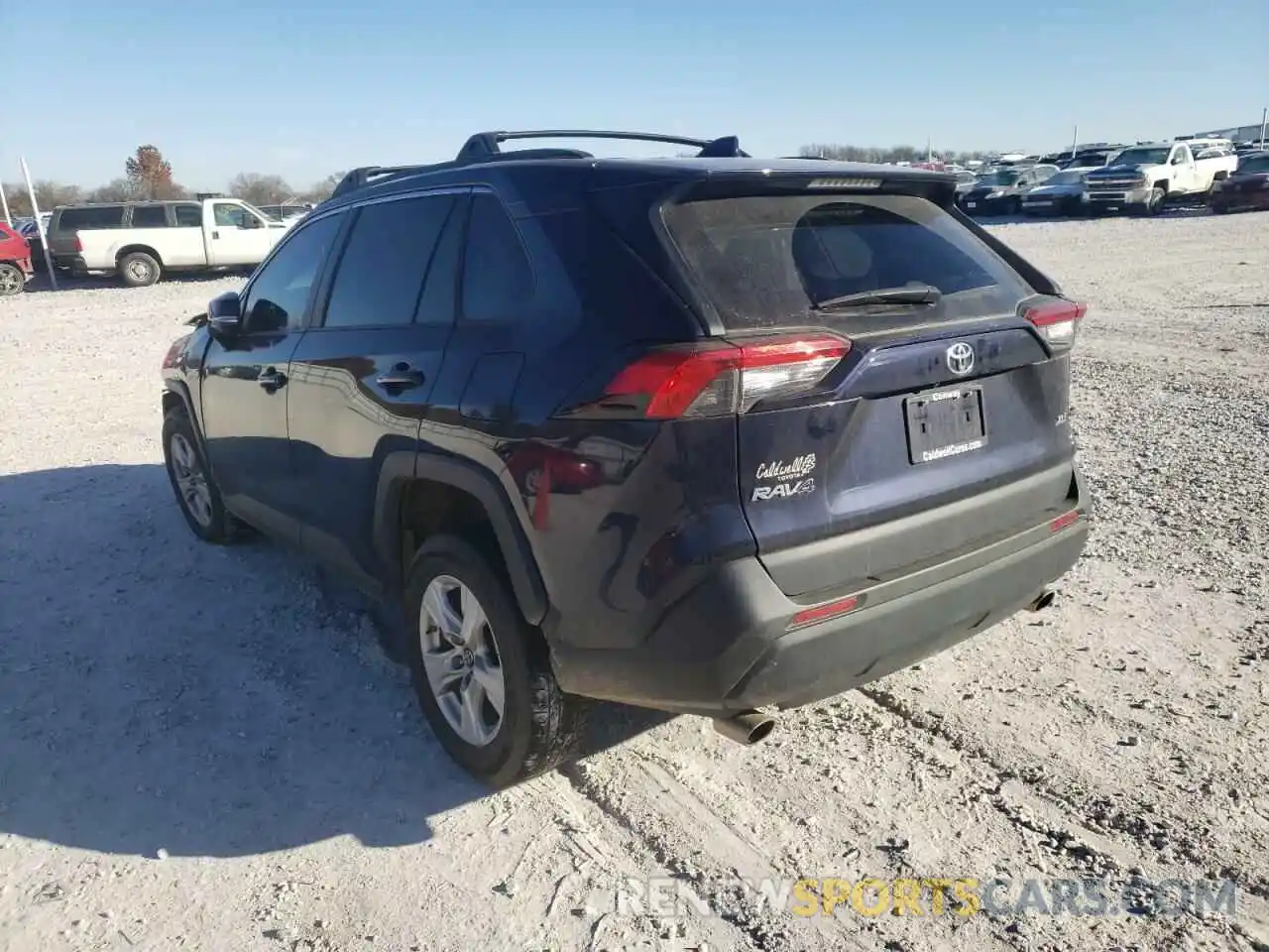 3 Photograph of a damaged car 2T3W1RFV7KC023418 TOYOTA RAV4 2019