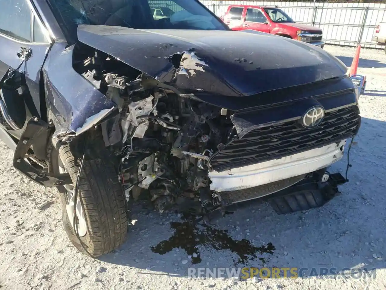 9 Photograph of a damaged car 2T3W1RFV7KC023418 TOYOTA RAV4 2019