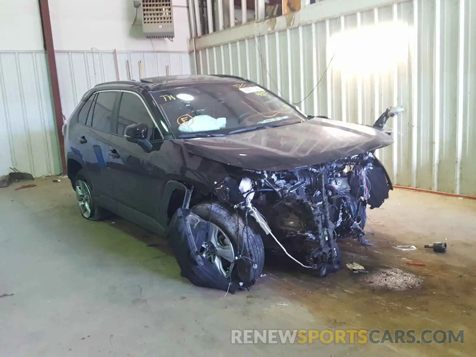 1 Photograph of a damaged car 2T3W1RFV7KC024455 TOYOTA RAV4 2019