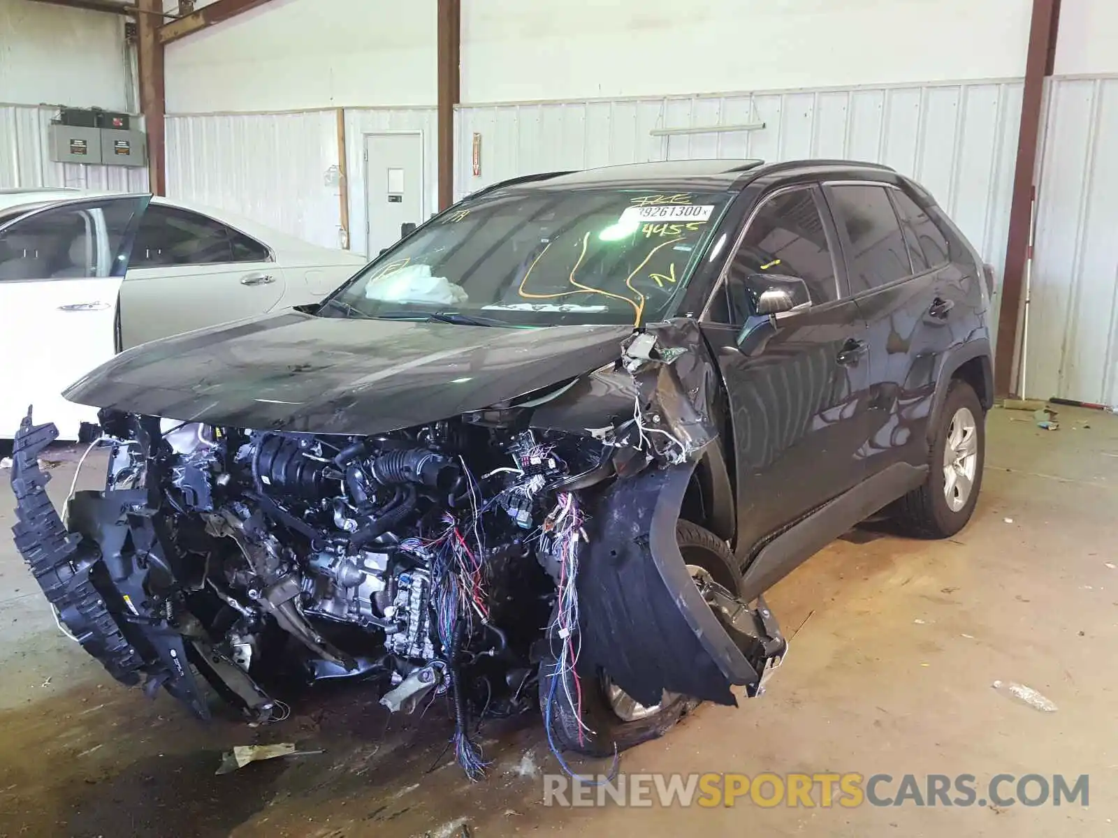 2 Photograph of a damaged car 2T3W1RFV7KC024455 TOYOTA RAV4 2019