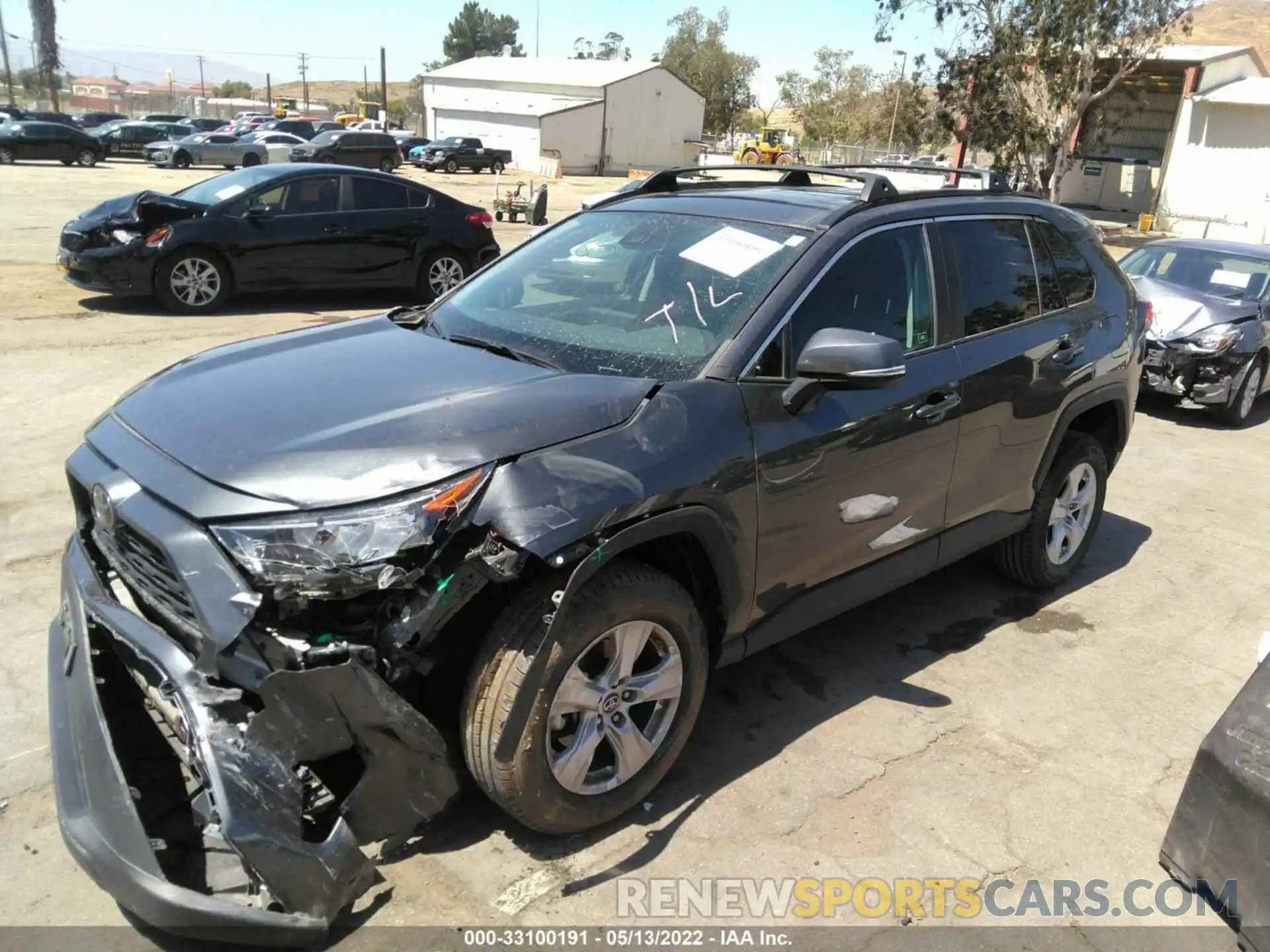 2 Photograph of a damaged car 2T3W1RFV7KC027517 TOYOTA RAV4 2019