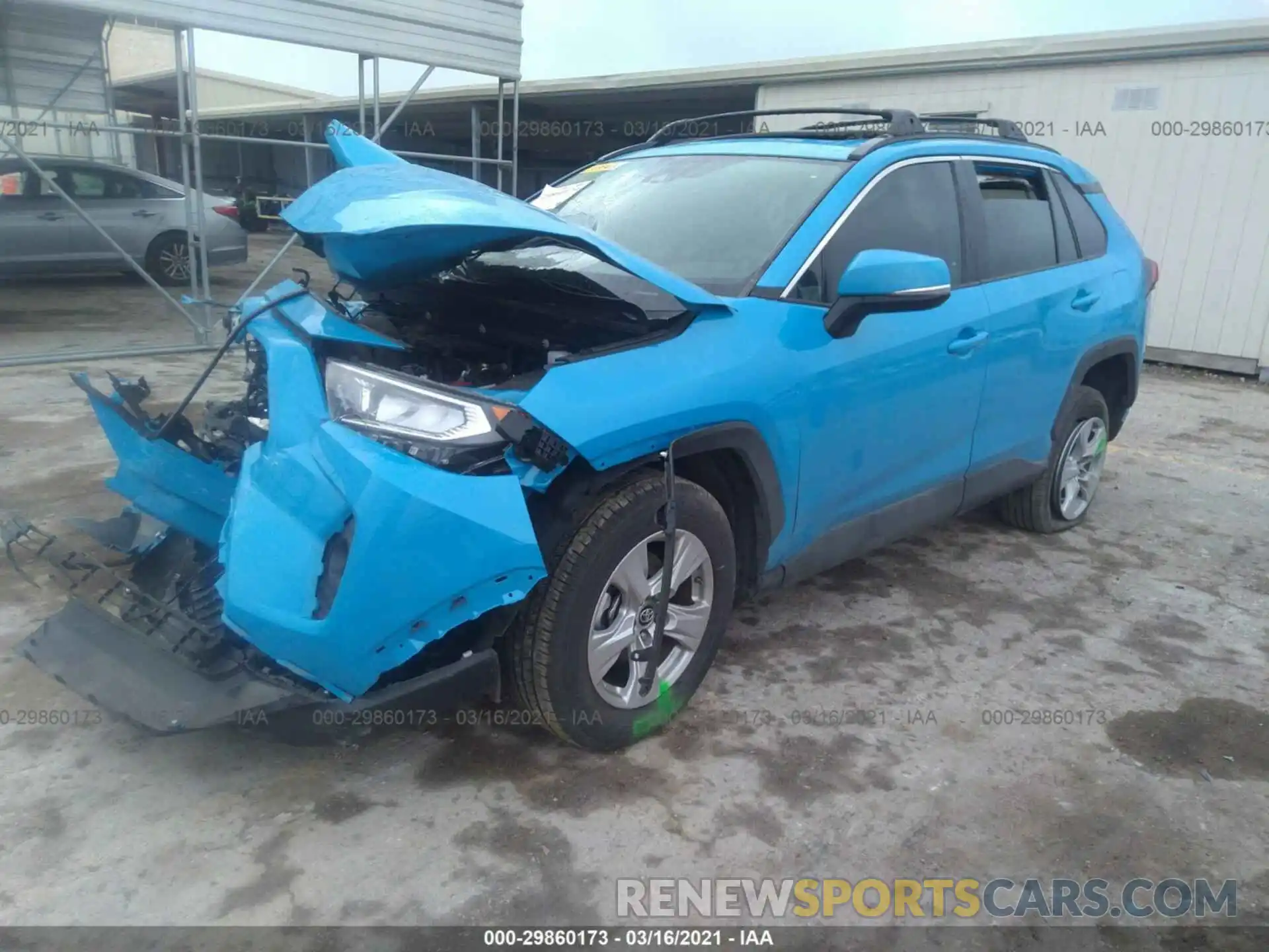 2 Photograph of a damaged car 2T3W1RFV7KC028134 TOYOTA RAV4 2019