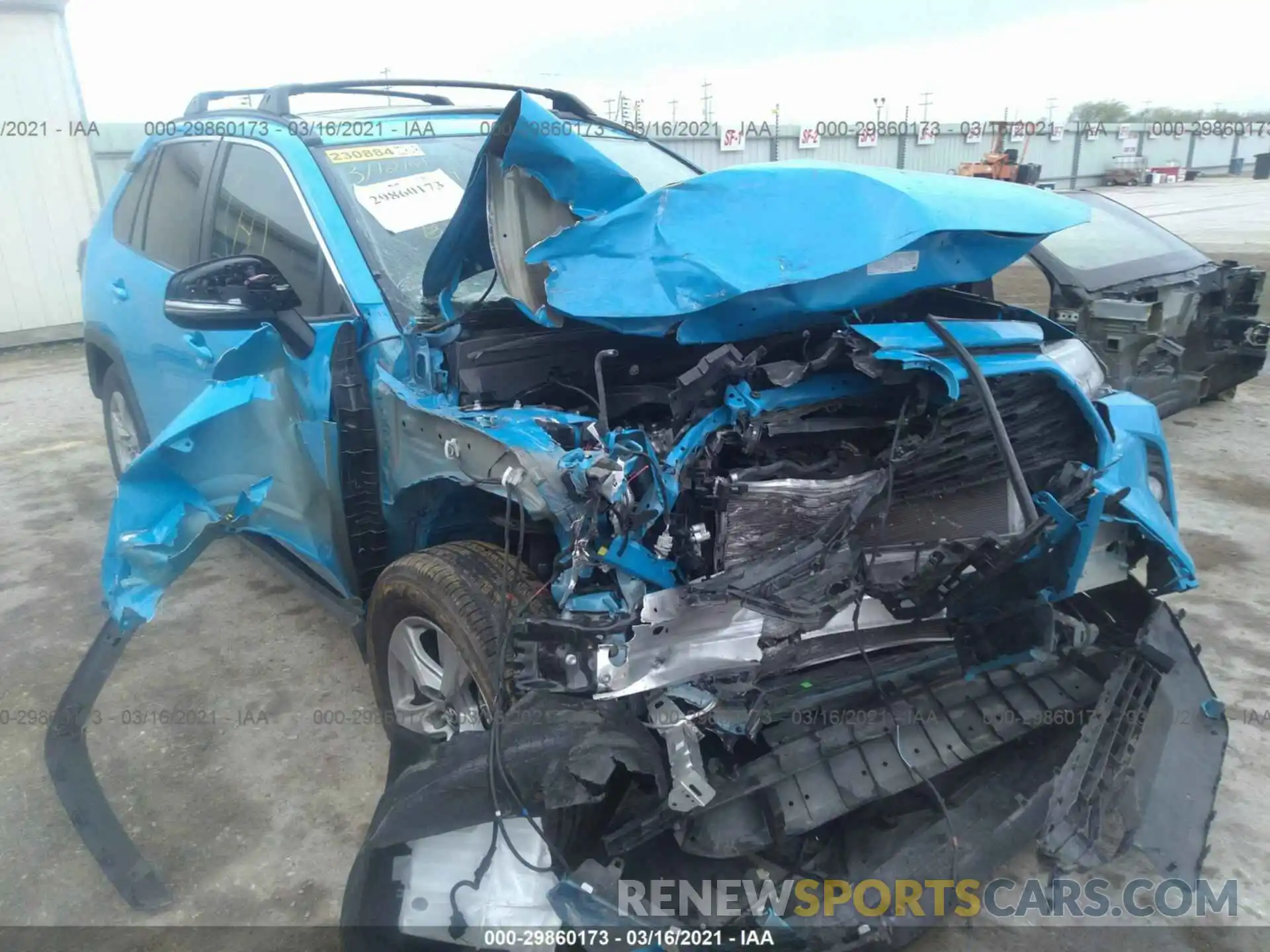 6 Photograph of a damaged car 2T3W1RFV7KC028134 TOYOTA RAV4 2019