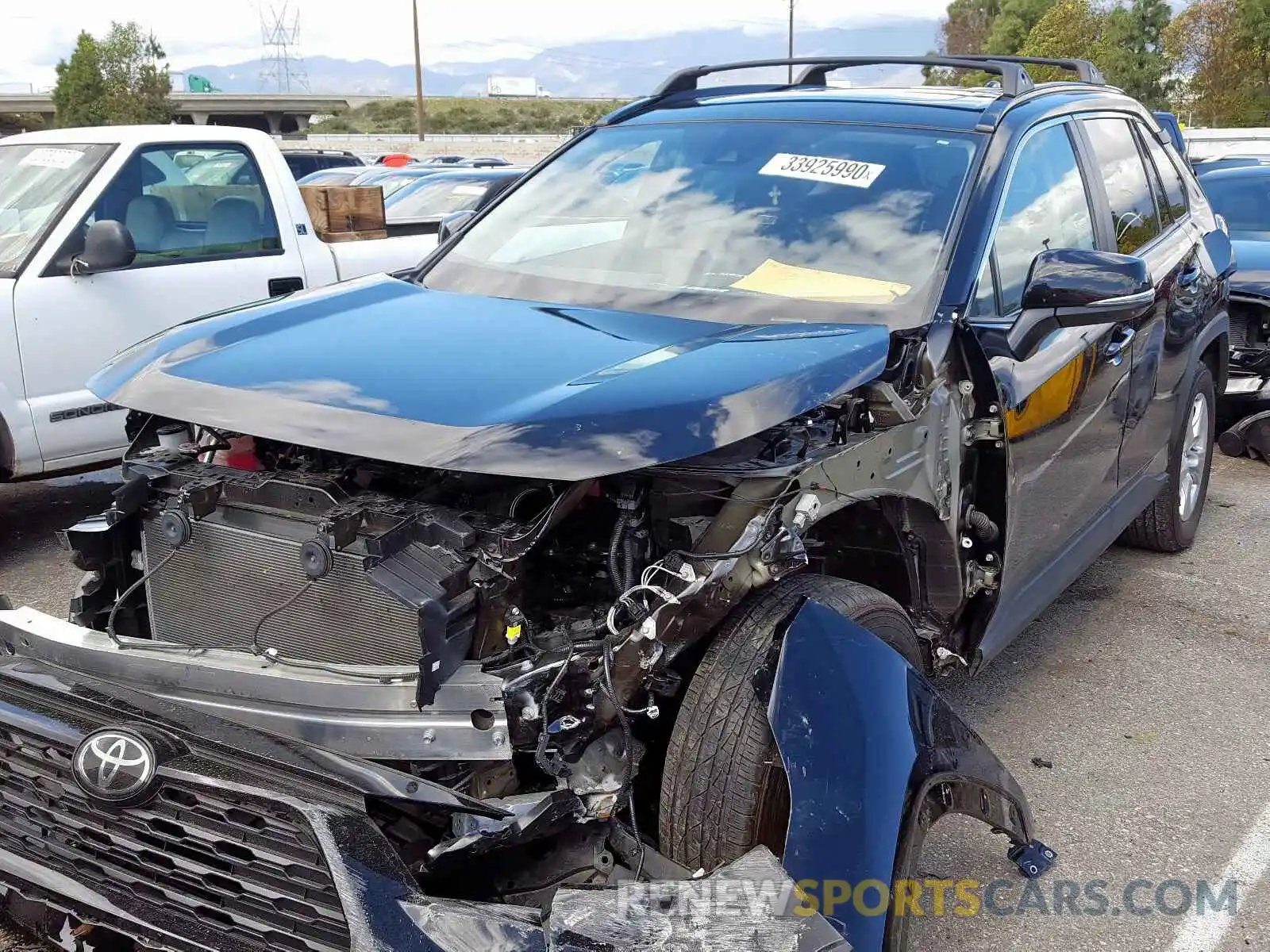 2 Photograph of a damaged car 2T3W1RFV7KW004303 TOYOTA RAV4 2019