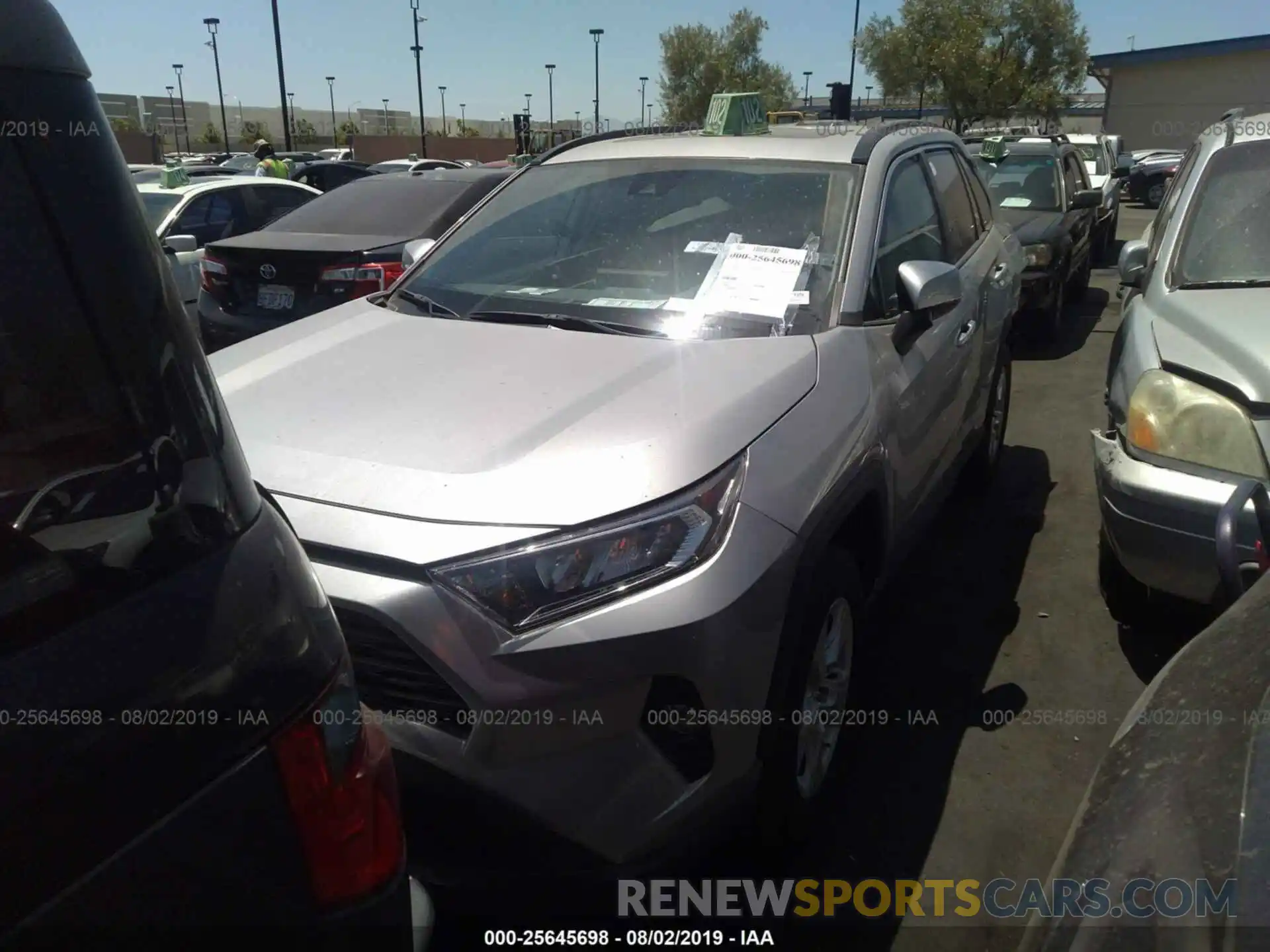 2 Photograph of a damaged car 2T3W1RFV7KW007380 TOYOTA RAV4 2019