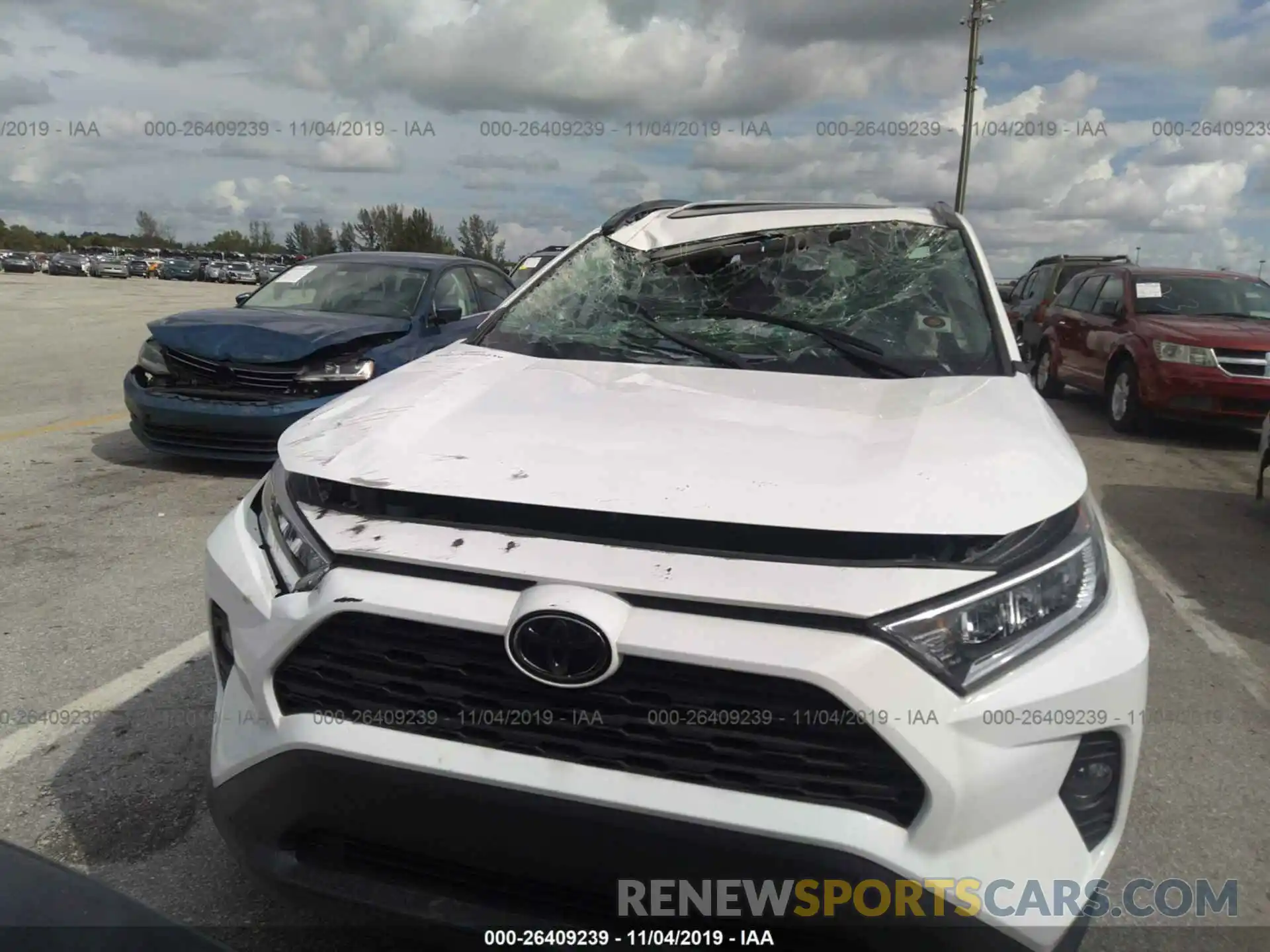 6 Photograph of a damaged car 2T3W1RFV7KW007458 TOYOTA RAV4 2019