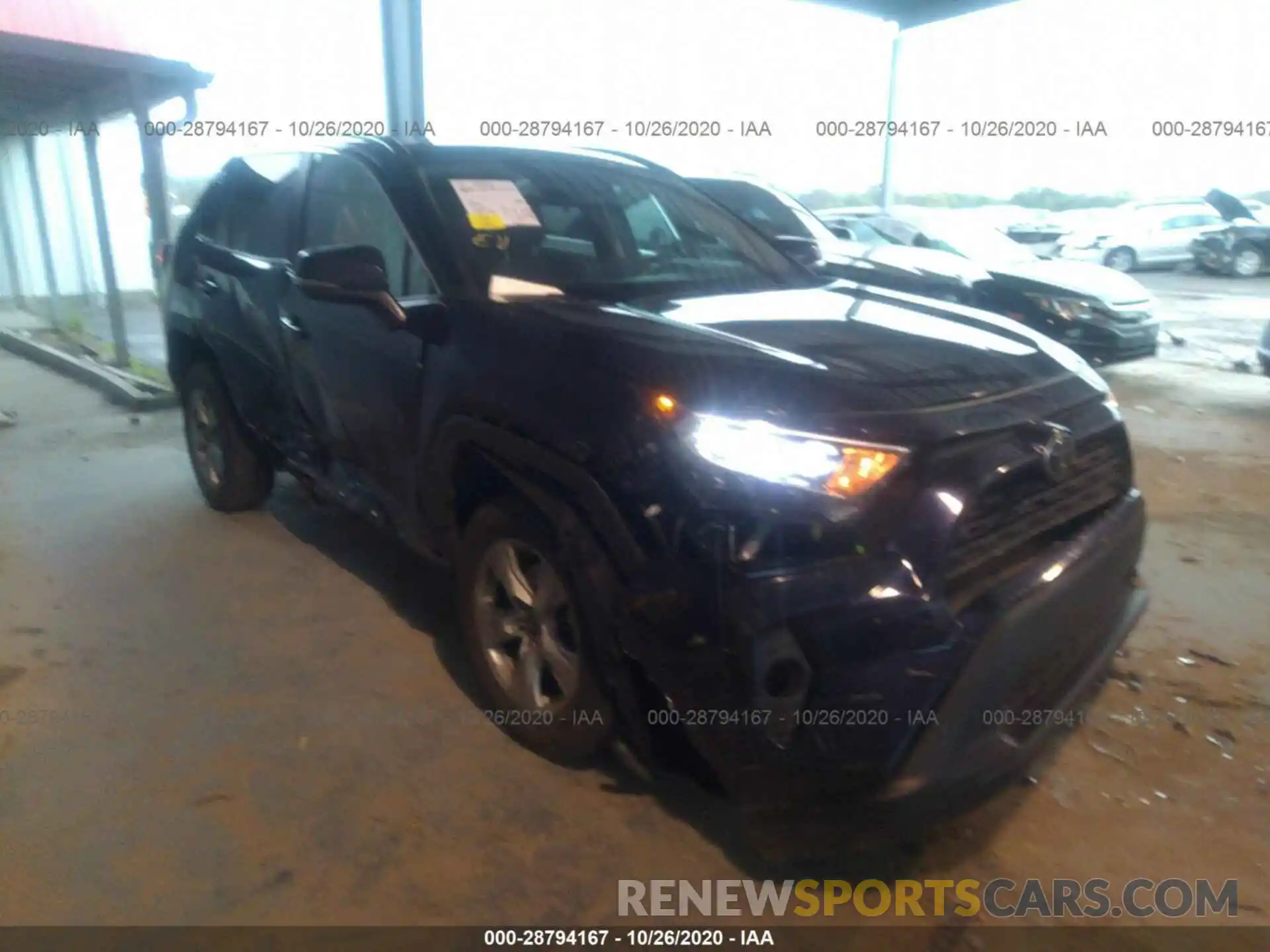 1 Photograph of a damaged car 2T3W1RFV7KW009677 TOYOTA RAV4 2019