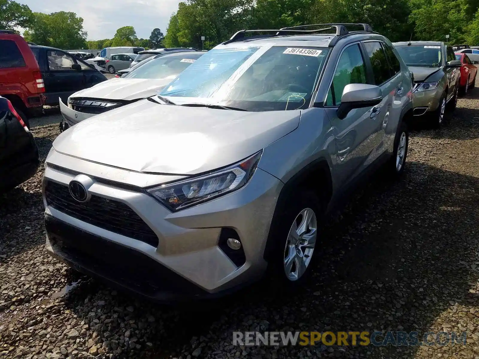 2 Photograph of a damaged car 2T3W1RFV7KW013406 TOYOTA RAV4 2019