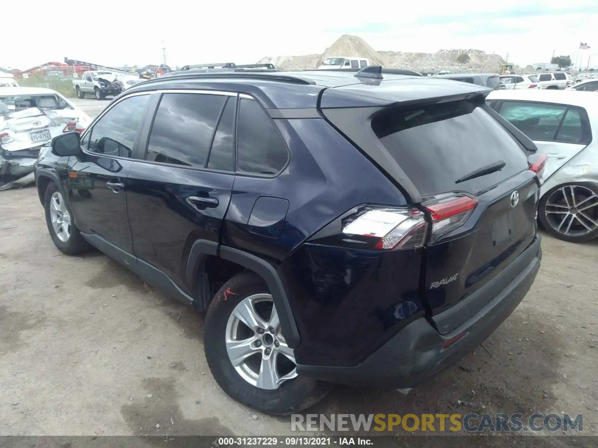 3 Photograph of a damaged car 2T3W1RFV7KW019254 TOYOTA RAV4 2019