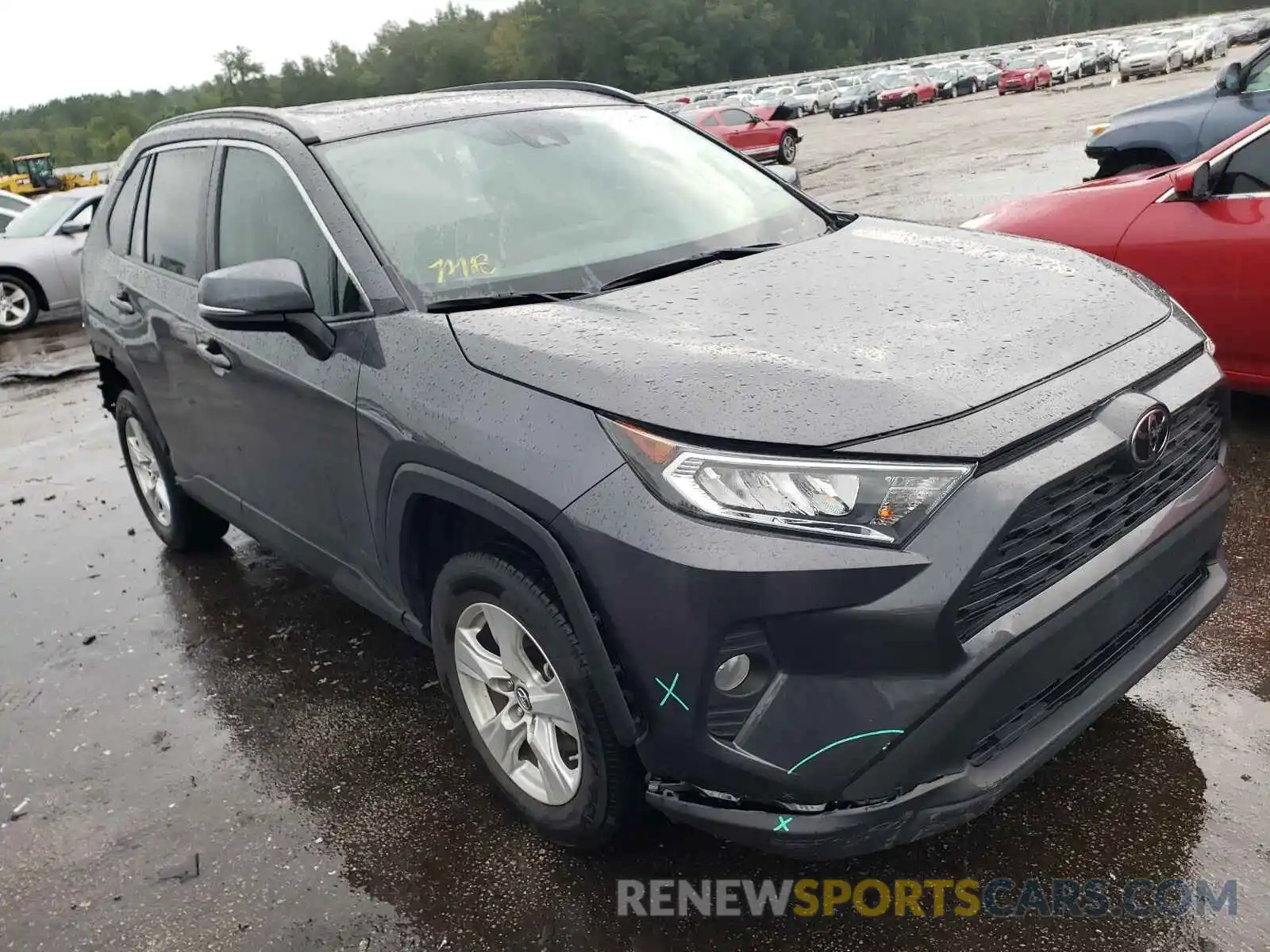 1 Photograph of a damaged car 2T3W1RFV7KW026379 TOYOTA RAV4 2019