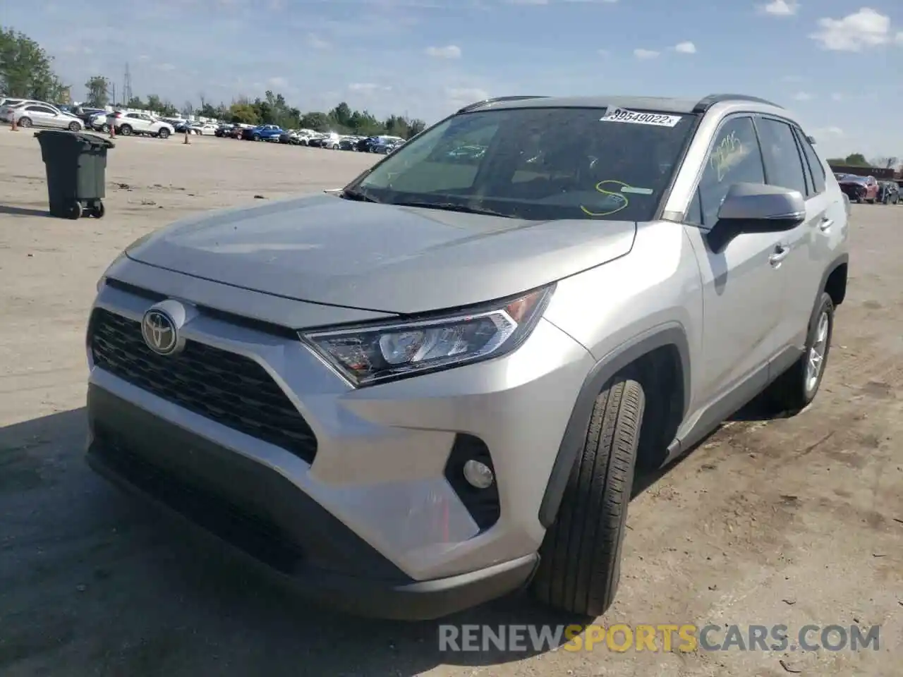 2 Photograph of a damaged car 2T3W1RFV7KW028732 TOYOTA RAV4 2019