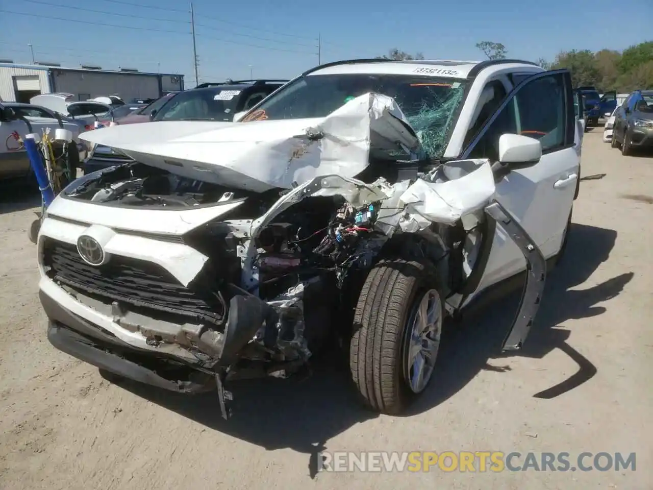 2 Photograph of a damaged car 2T3W1RFV7KW029640 TOYOTA RAV4 2019