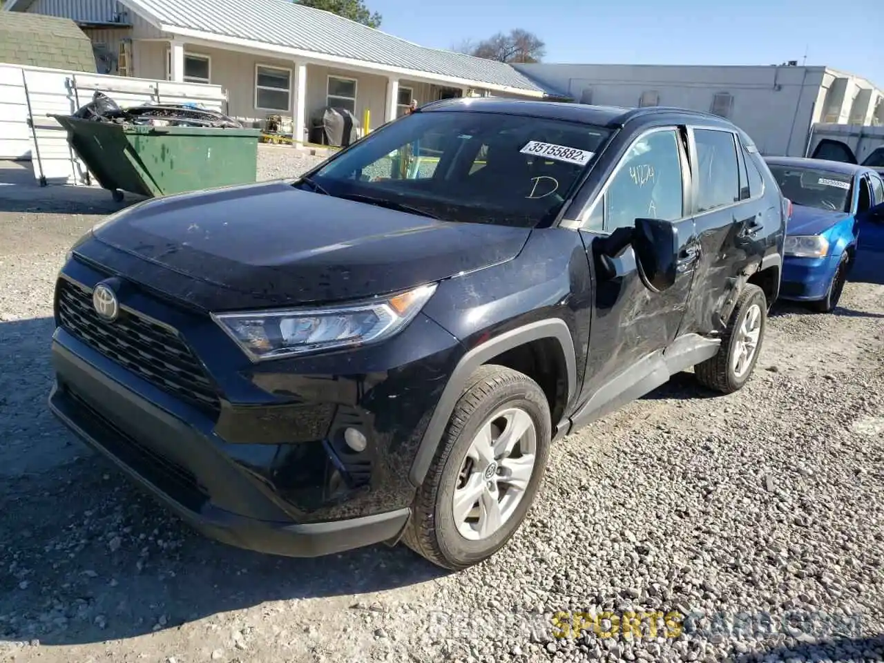 2 Photograph of a damaged car 2T3W1RFV7KW029816 TOYOTA RAV4 2019