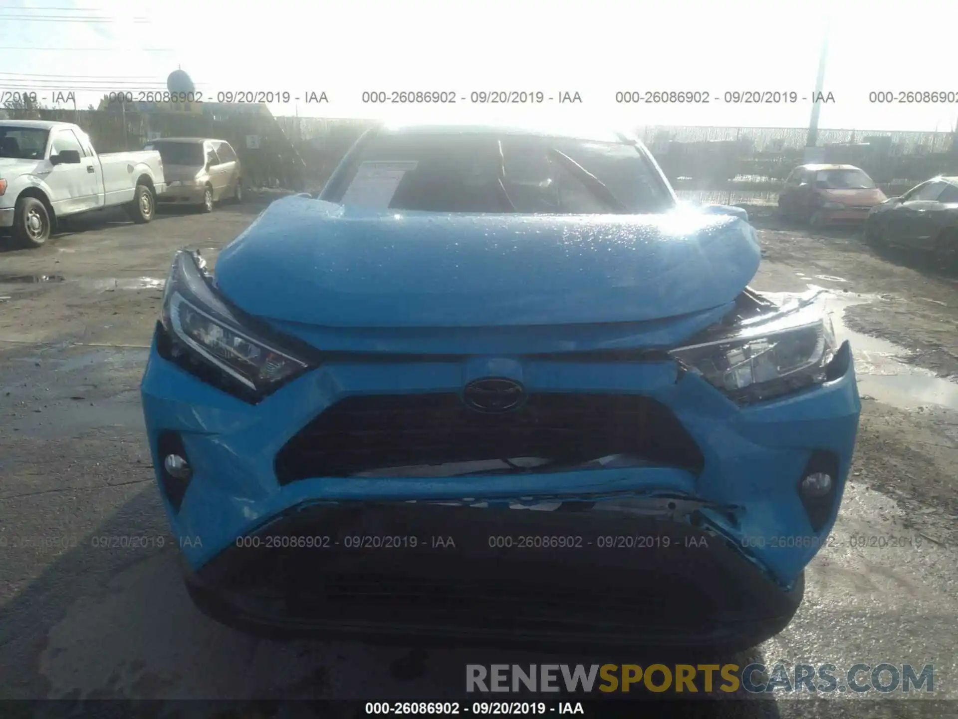 6 Фотография поврежденного автомобиля 2T3W1RFV7KW031291 TOYOTA RAV4 2019