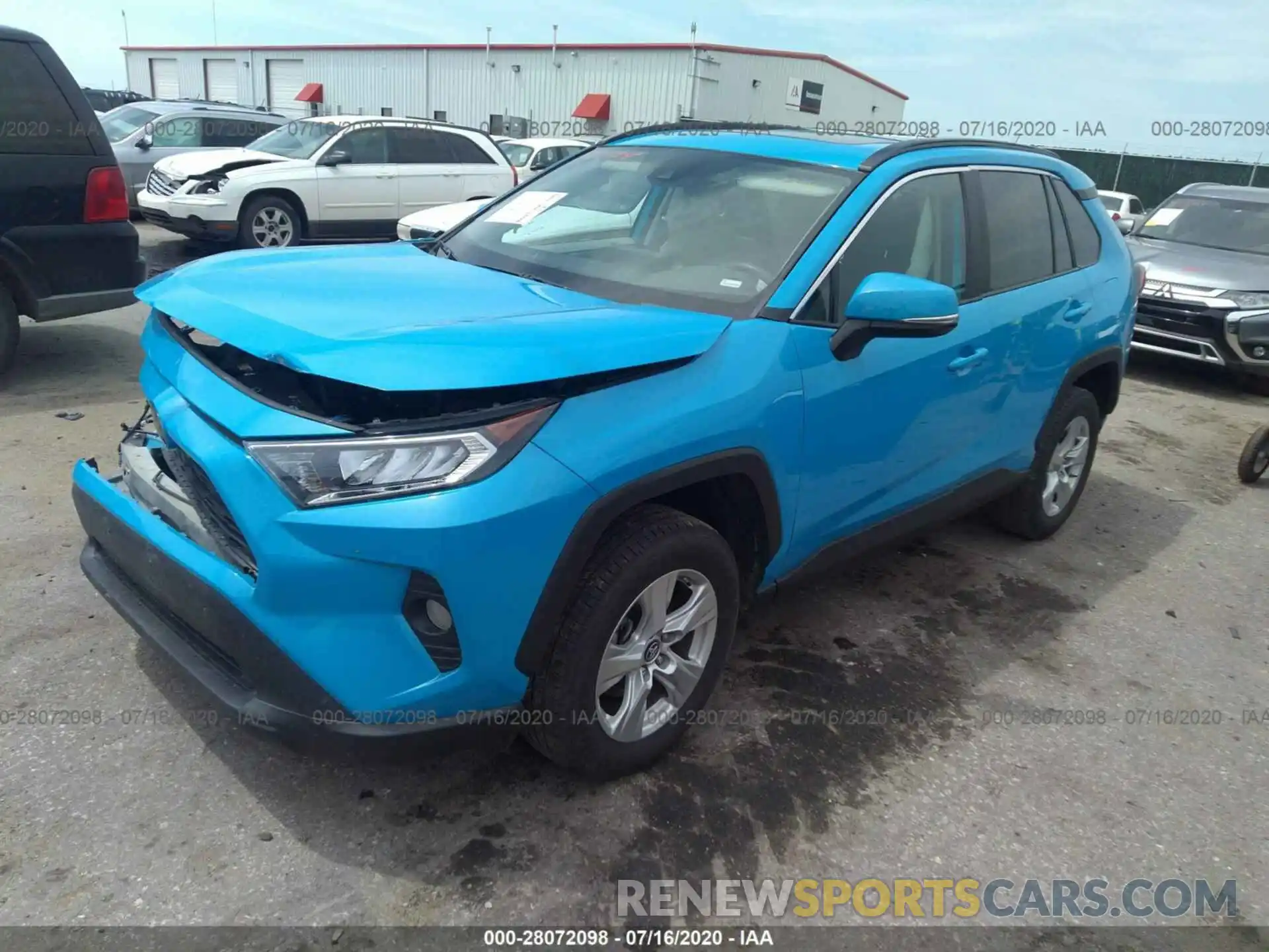 2 Photograph of a damaged car 2T3W1RFV7KW034451 TOYOTA RAV4 2019