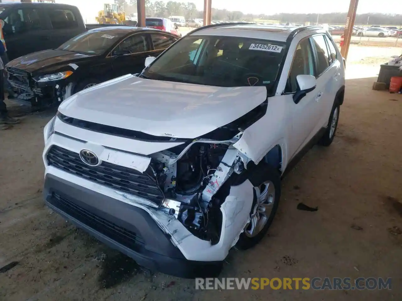 2 Photograph of a damaged car 2T3W1RFV7KW035146 TOYOTA RAV4 2019