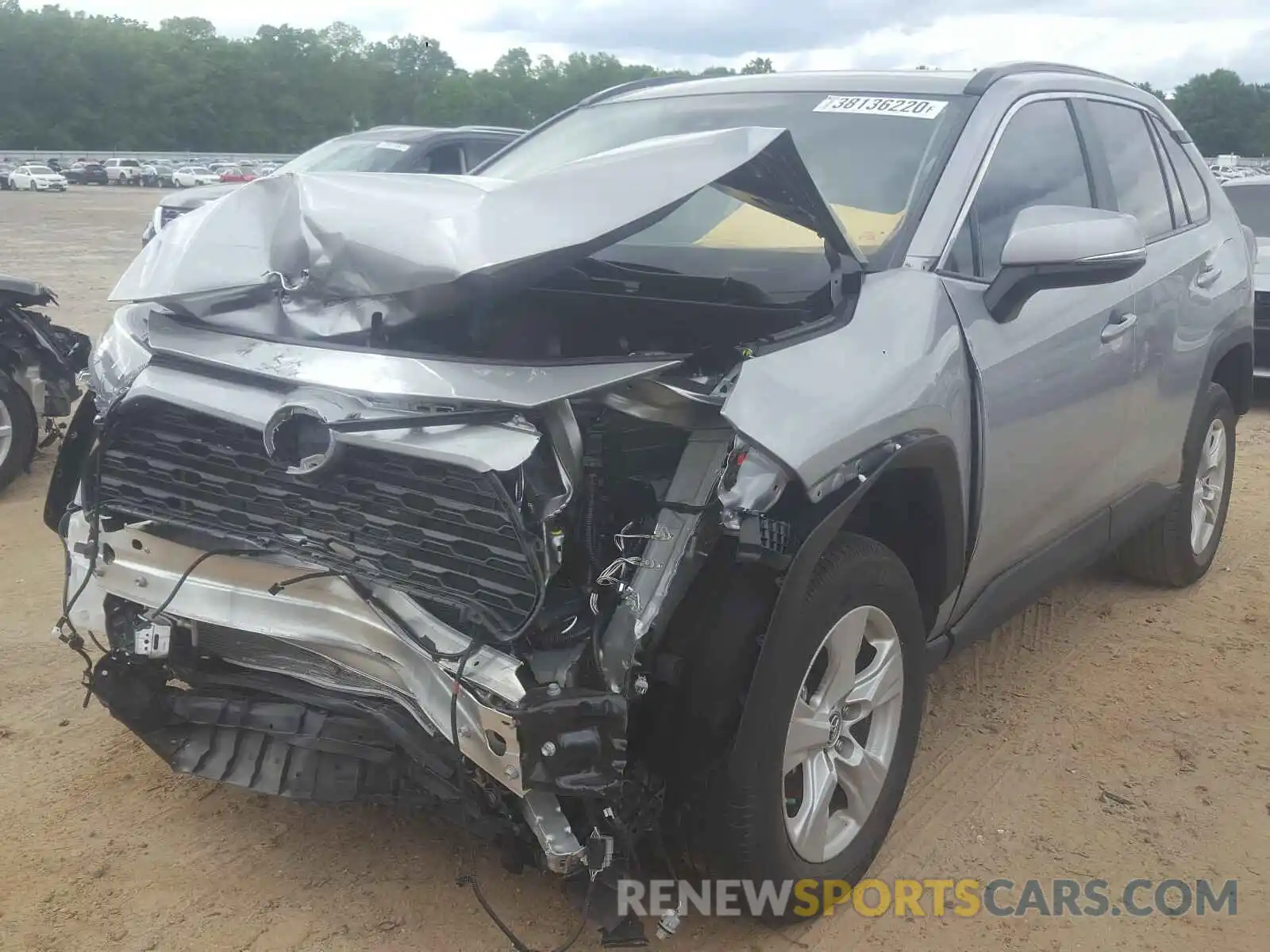 2 Photograph of a damaged car 2T3W1RFV7KW039794 TOYOTA RAV4 2019